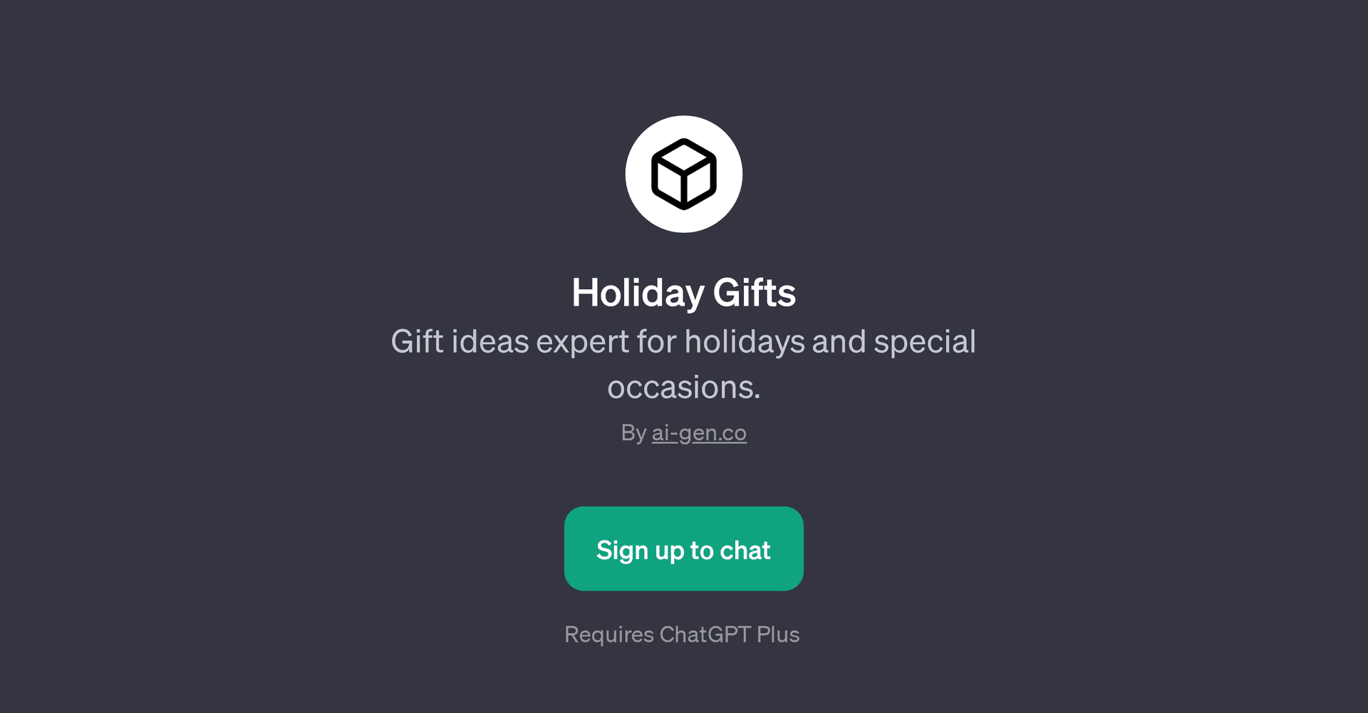 Holiday Gifts