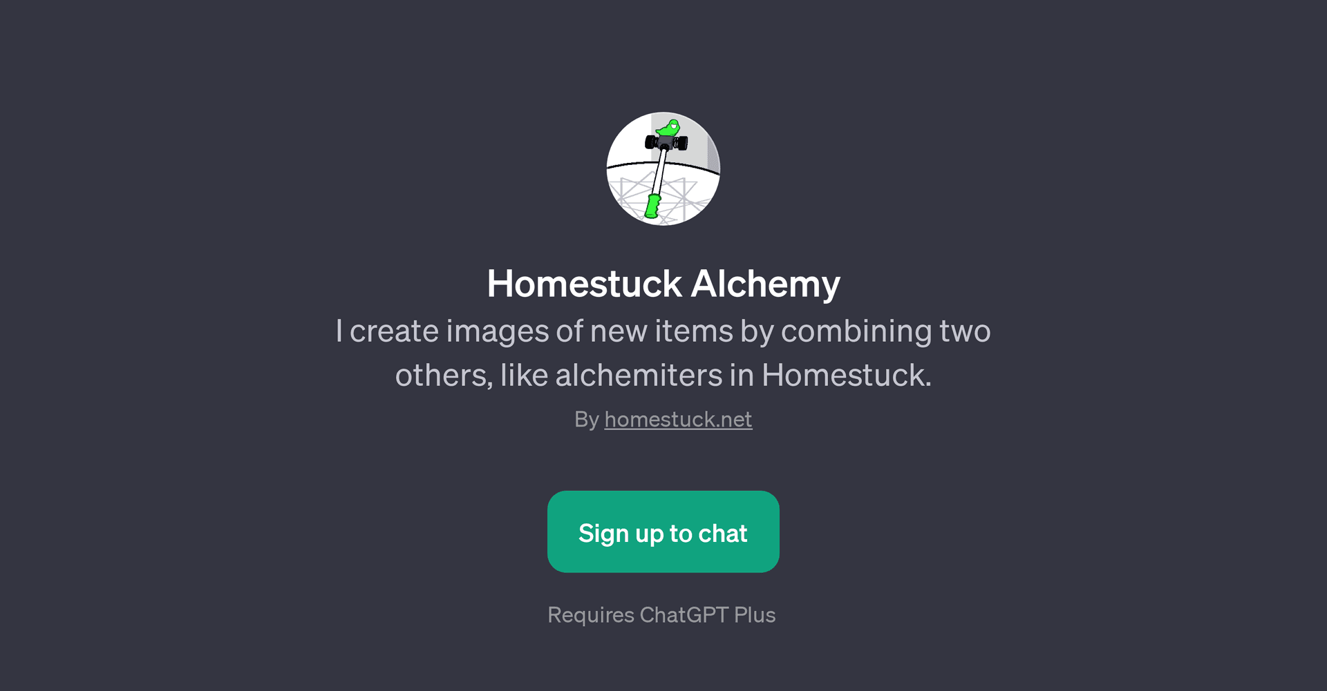 Homestuck Alchemy