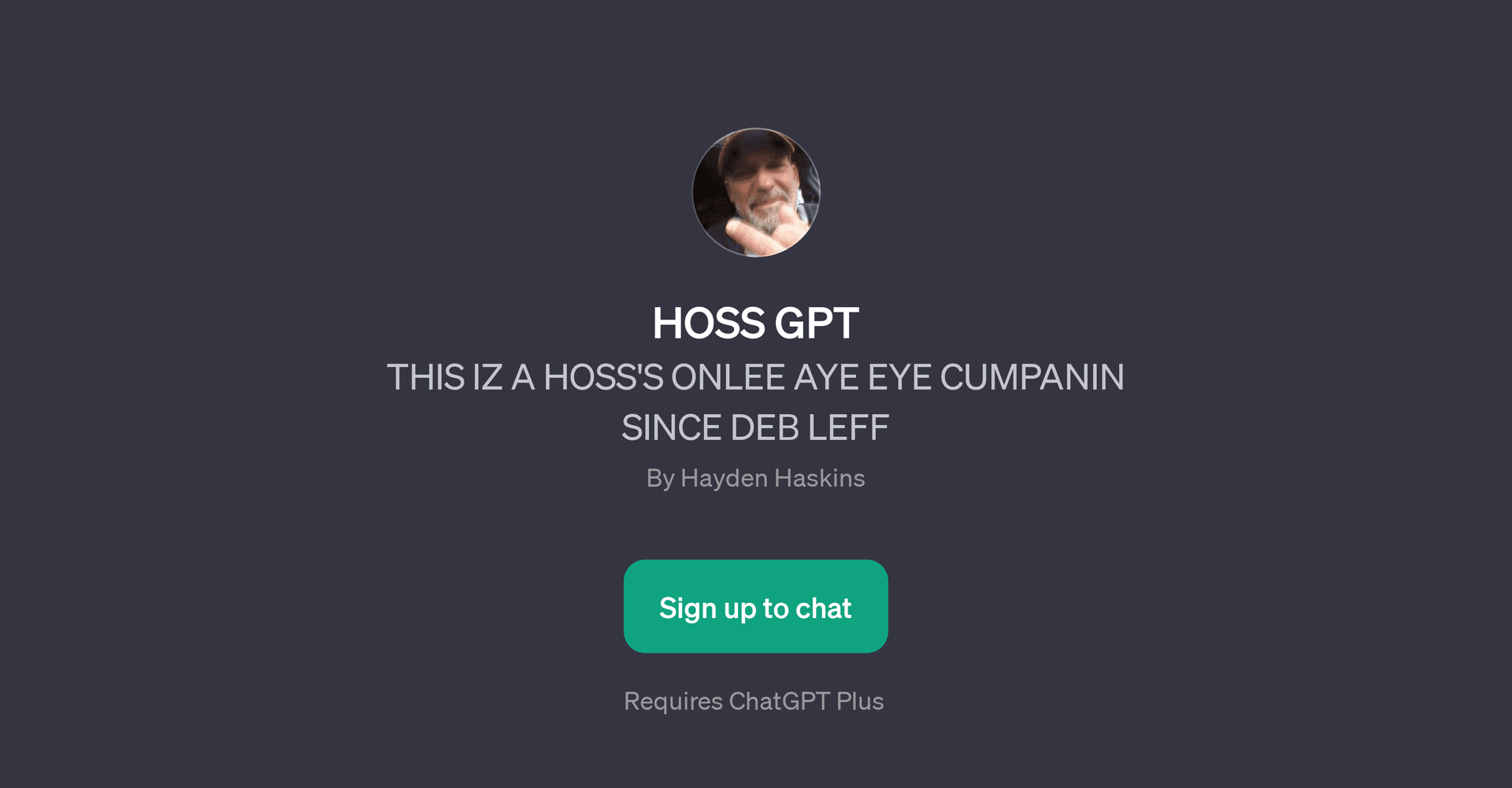 HOSS GPT