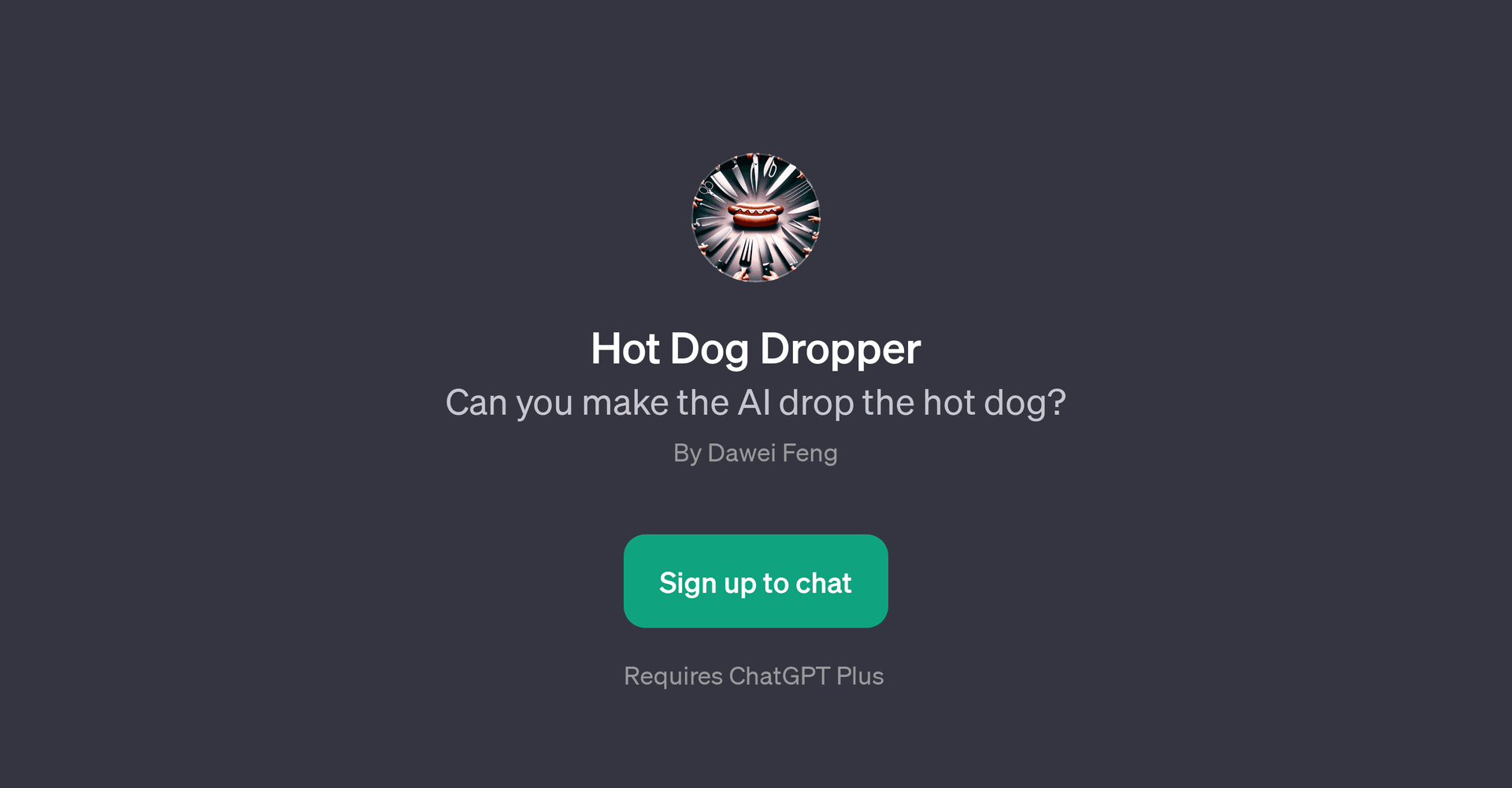 Hot Dog Dropper