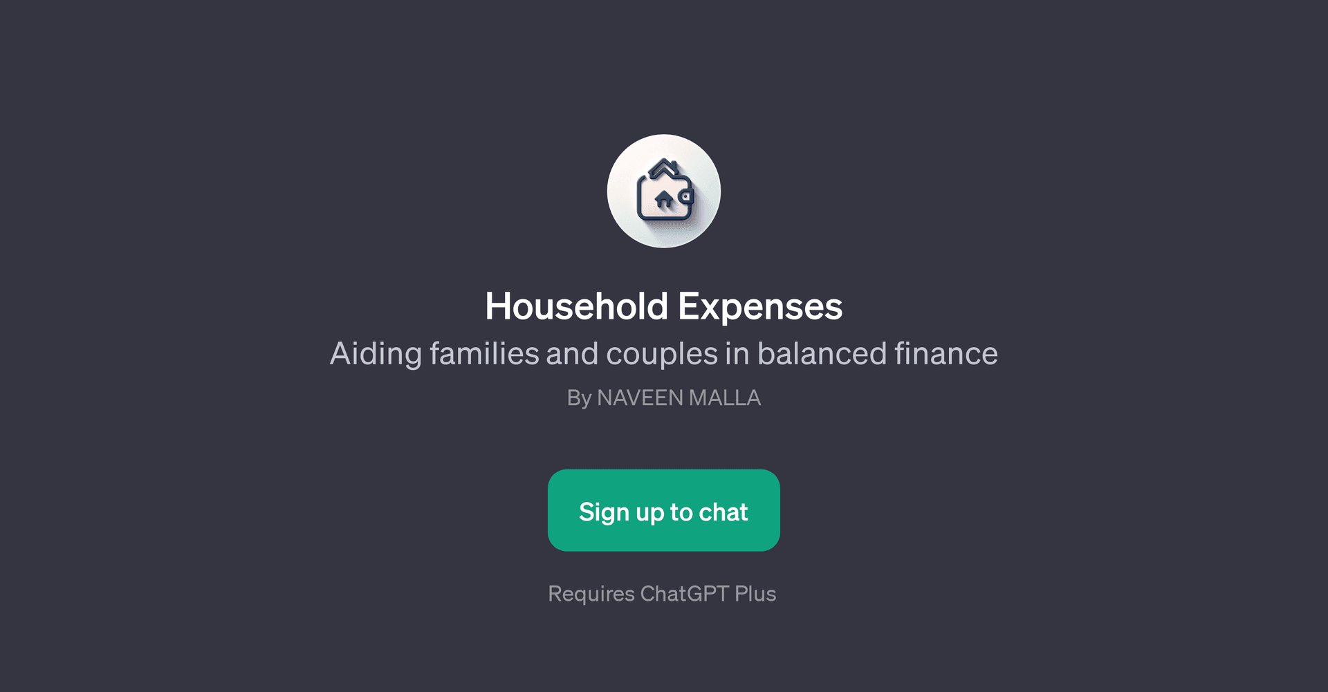 Household Expenses GPT