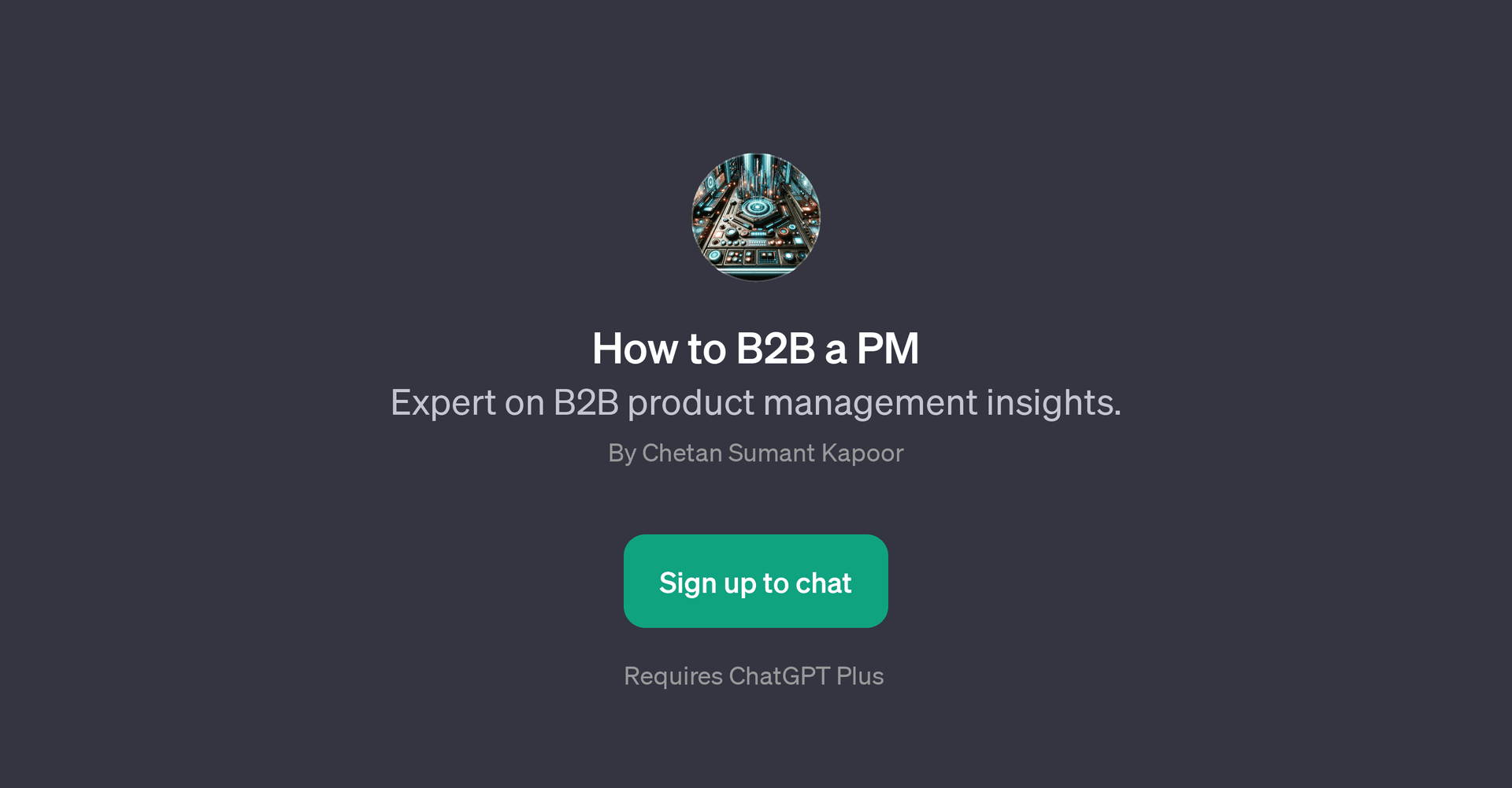 How to B2B a PM