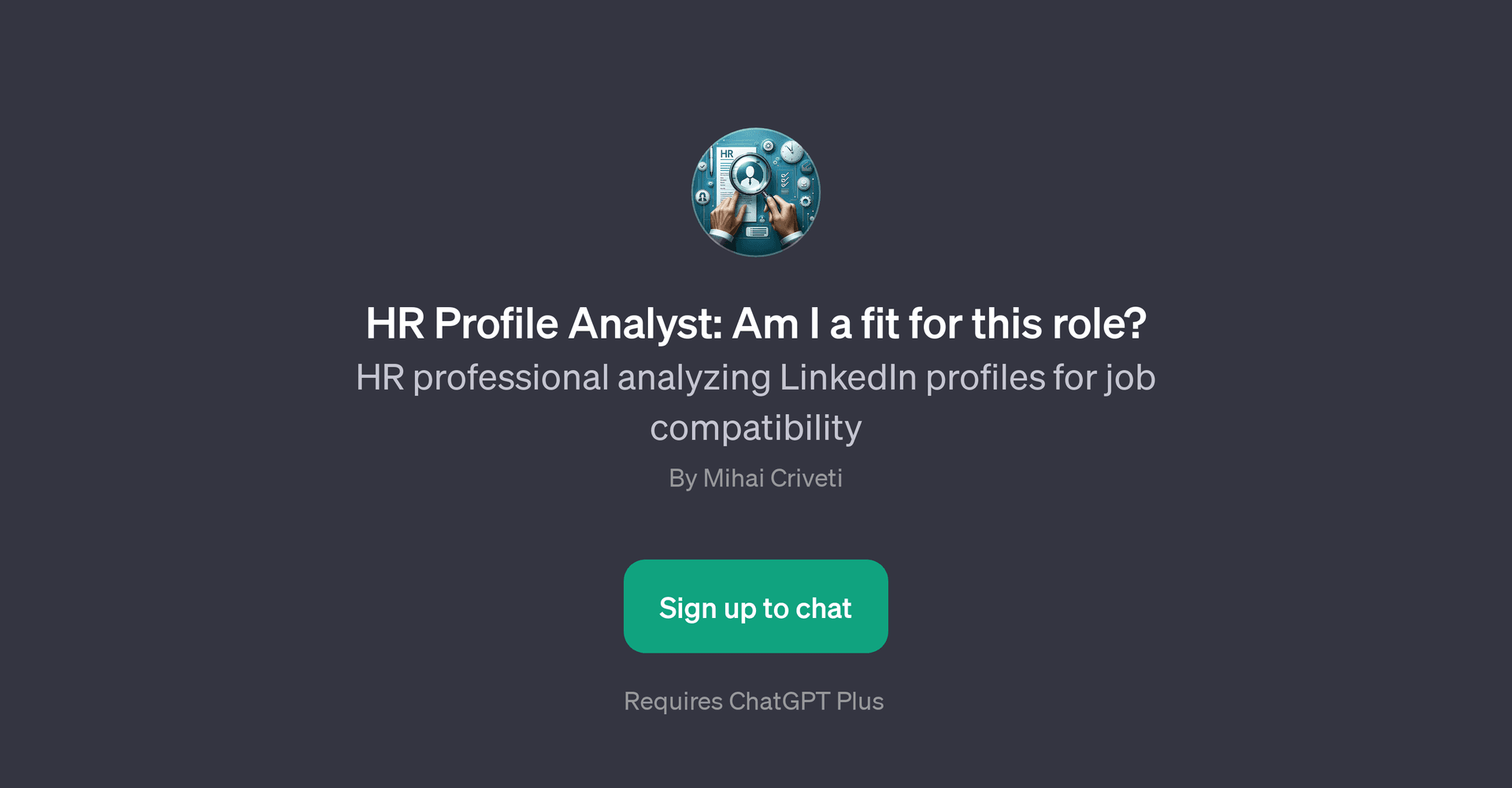 HR Profile Analyst