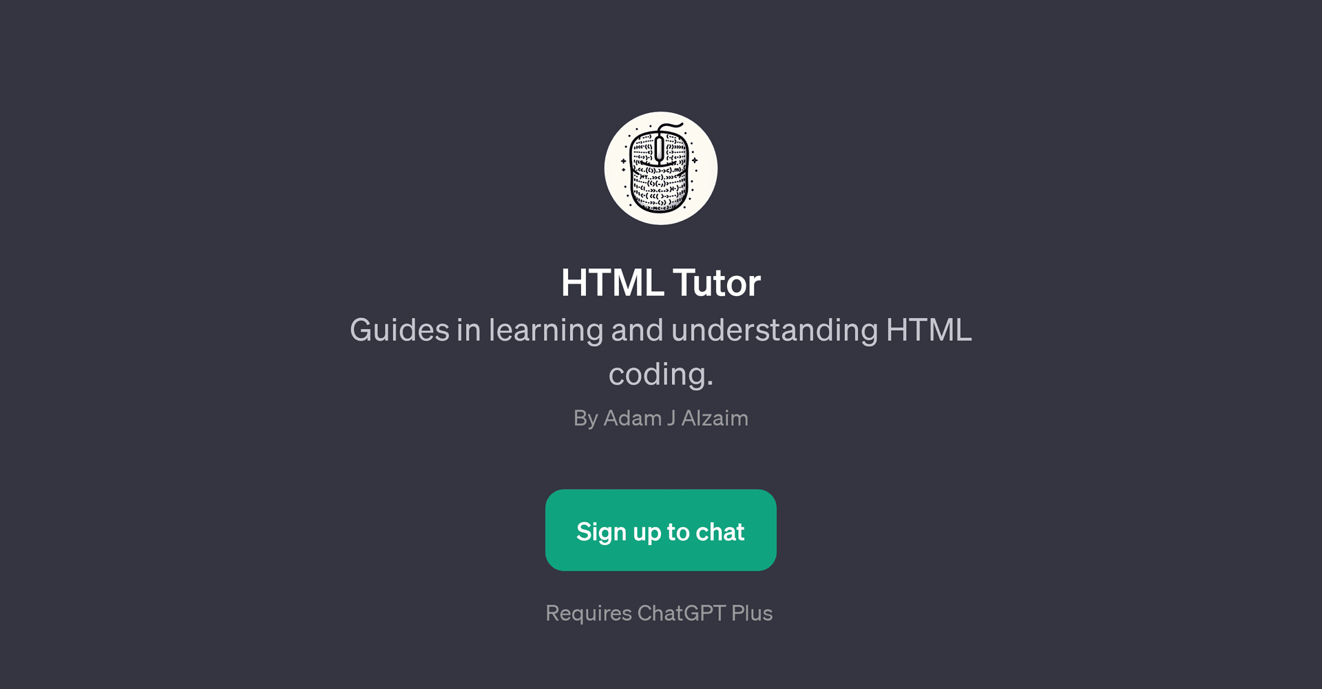 HTML Tutor