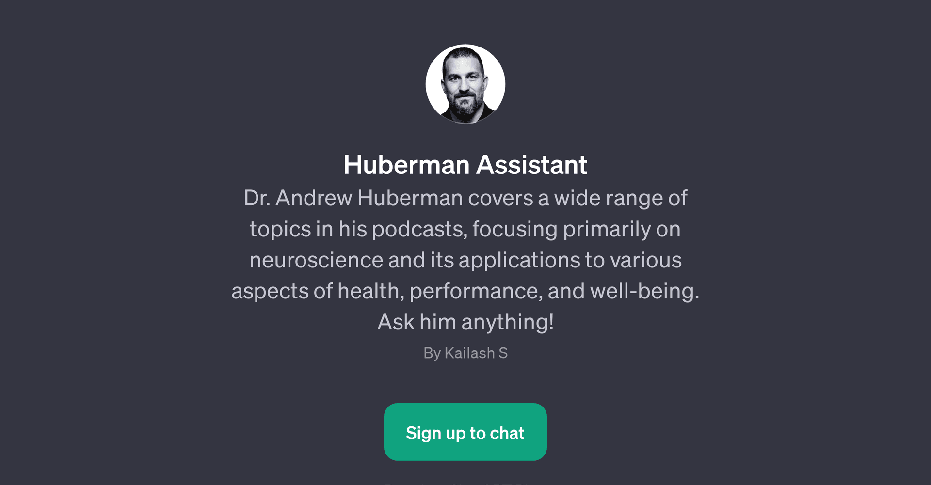Huberman Assistant