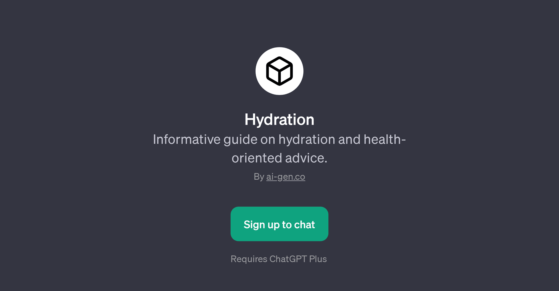Hydration
