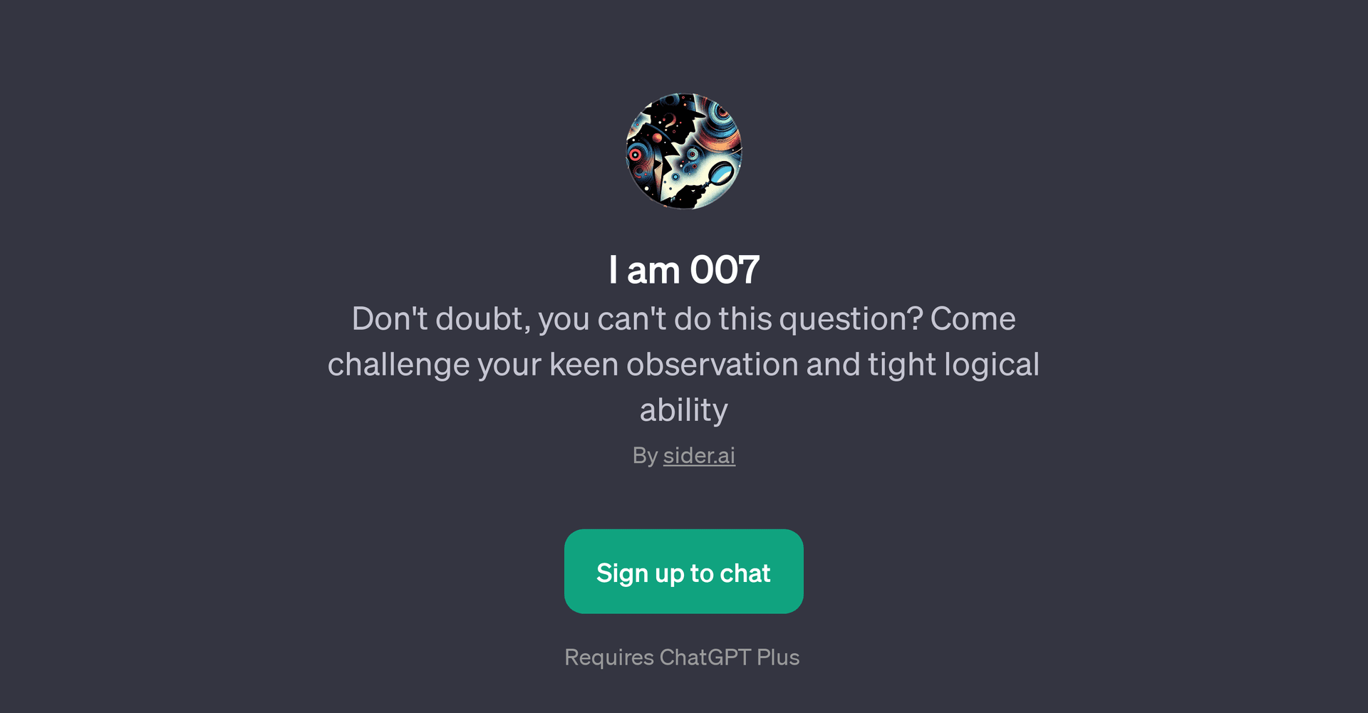 I am 007
