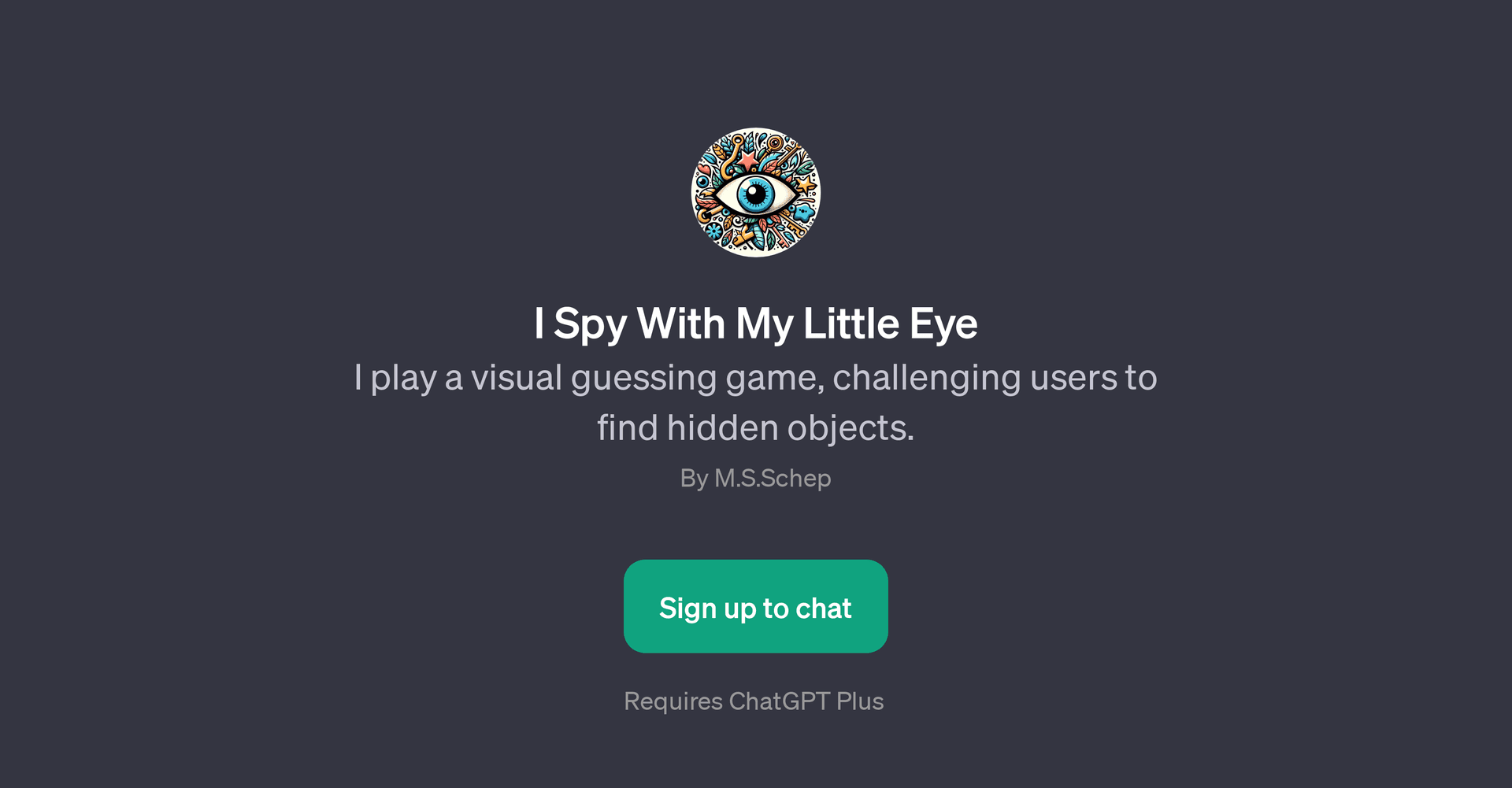 I Spy With My Little Eye