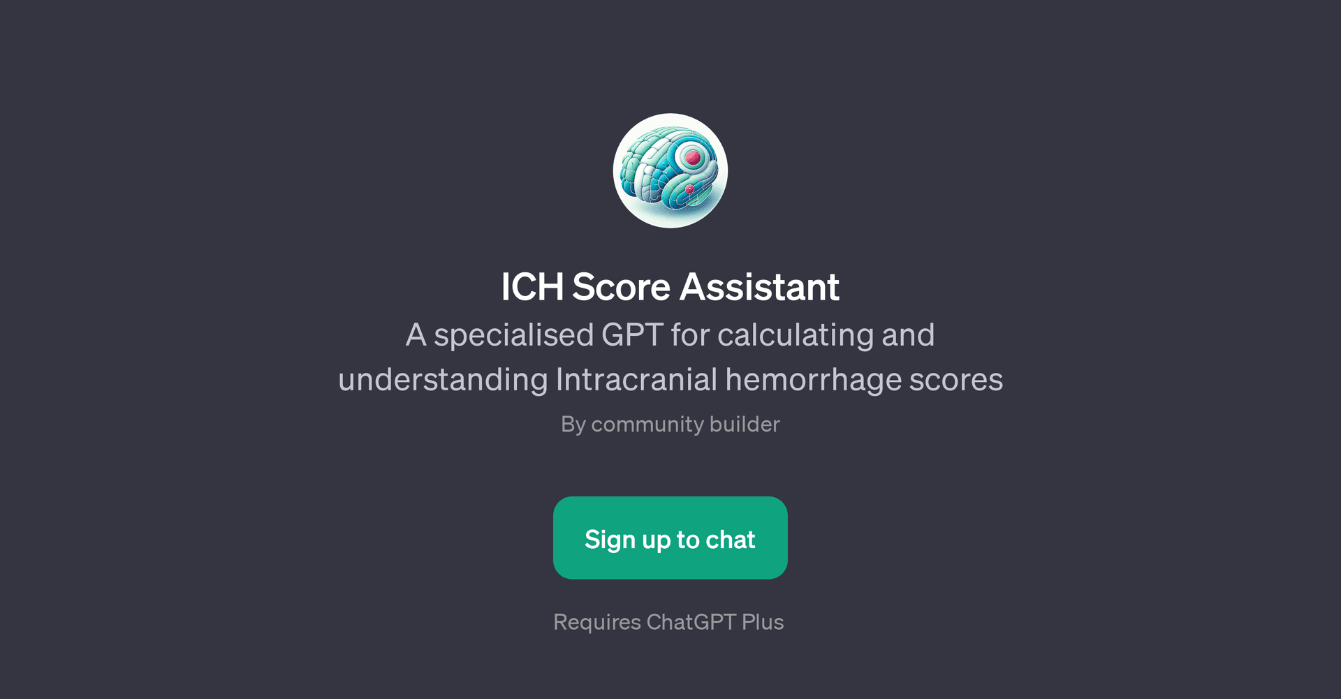 ICH Score Assistant