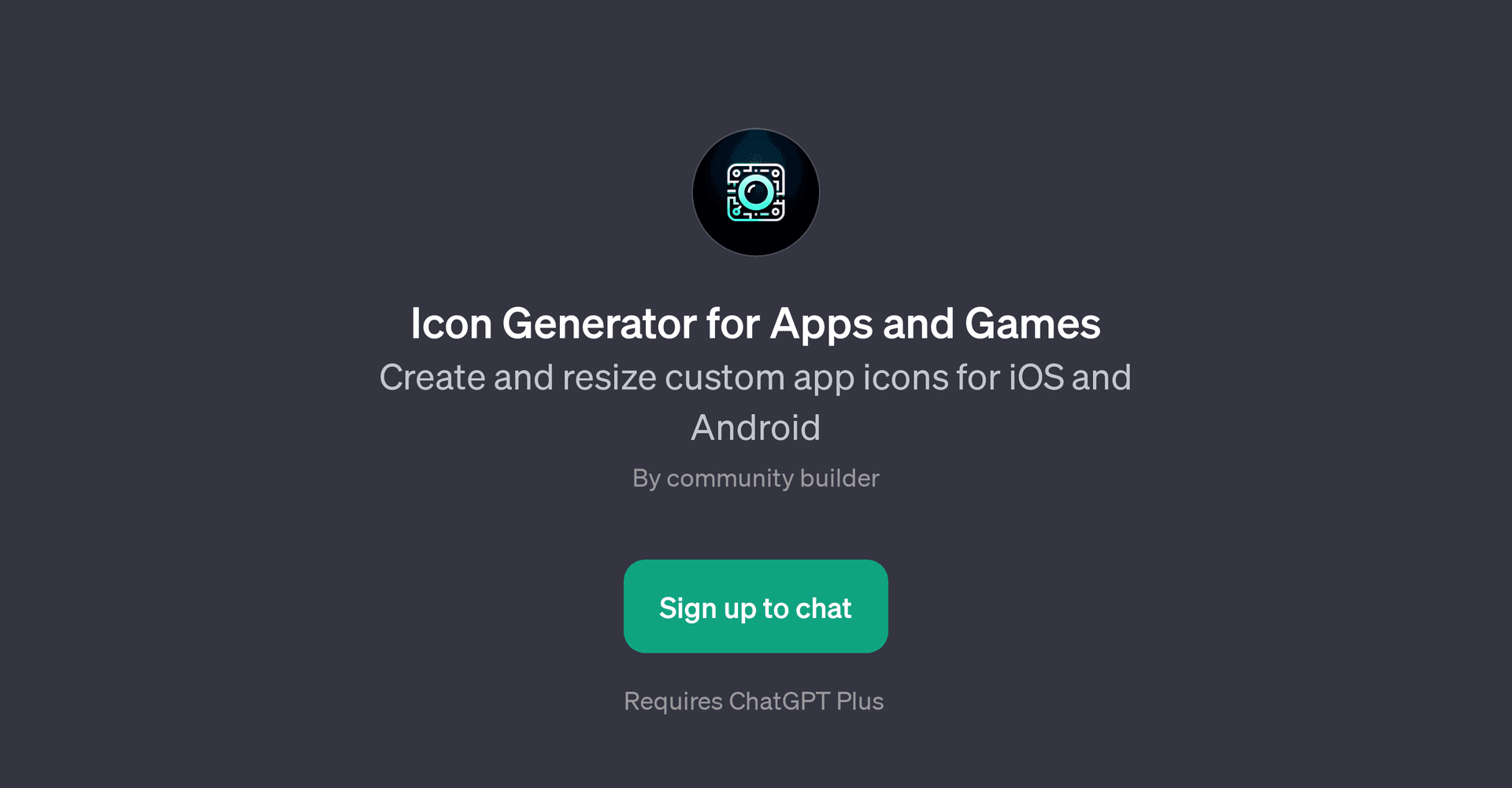Icon Generator for Apps and Games