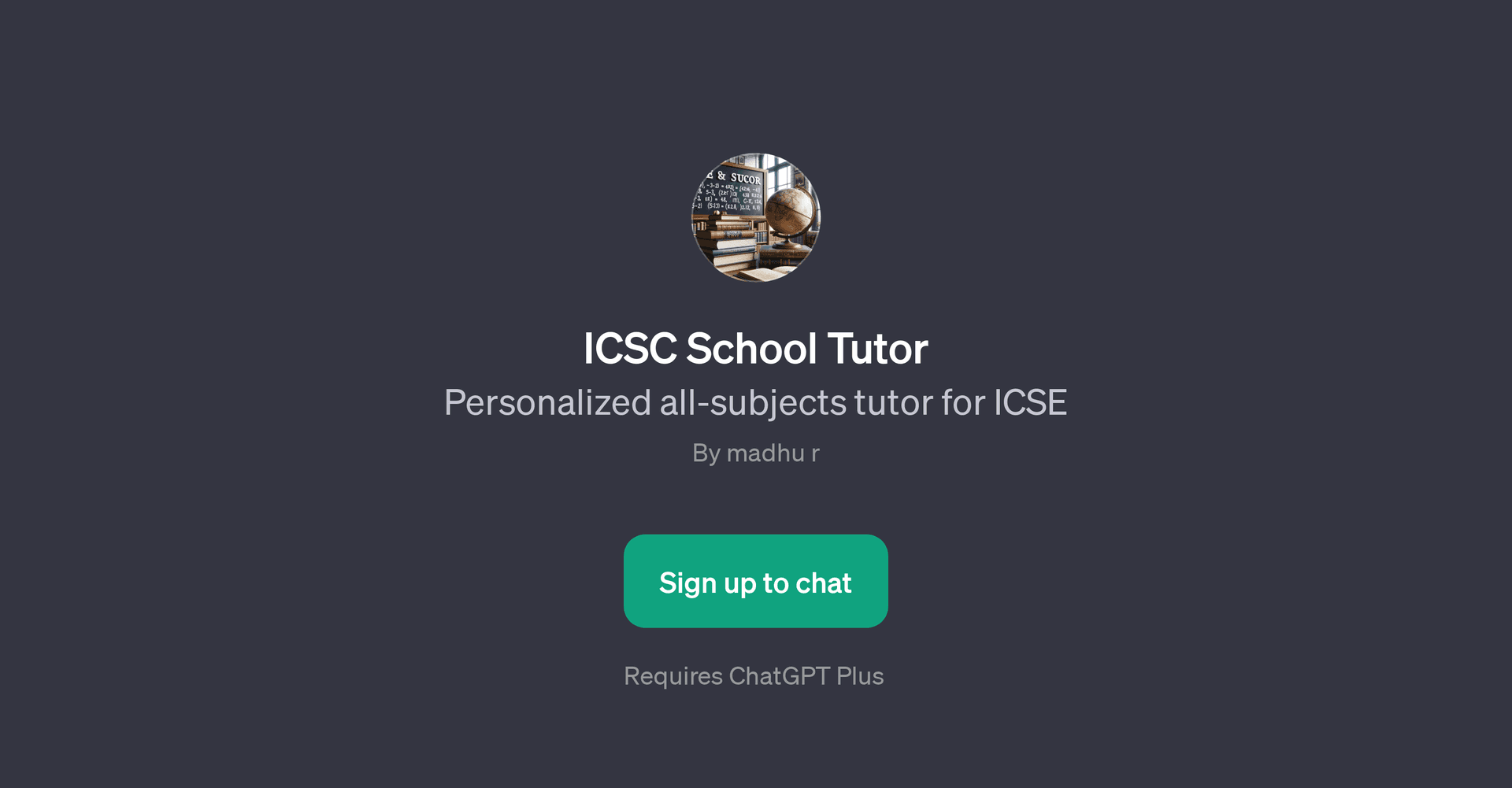 ICSC School Tutor