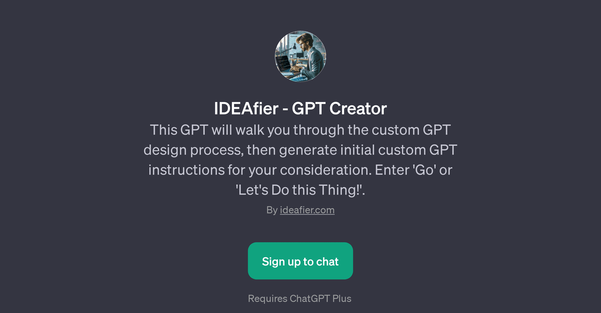 IDEAfier - GPT Creator