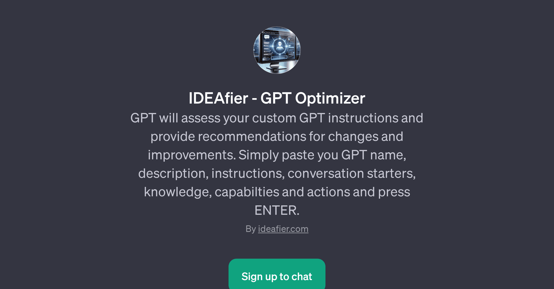 IDEAfier - GPT Optimizer