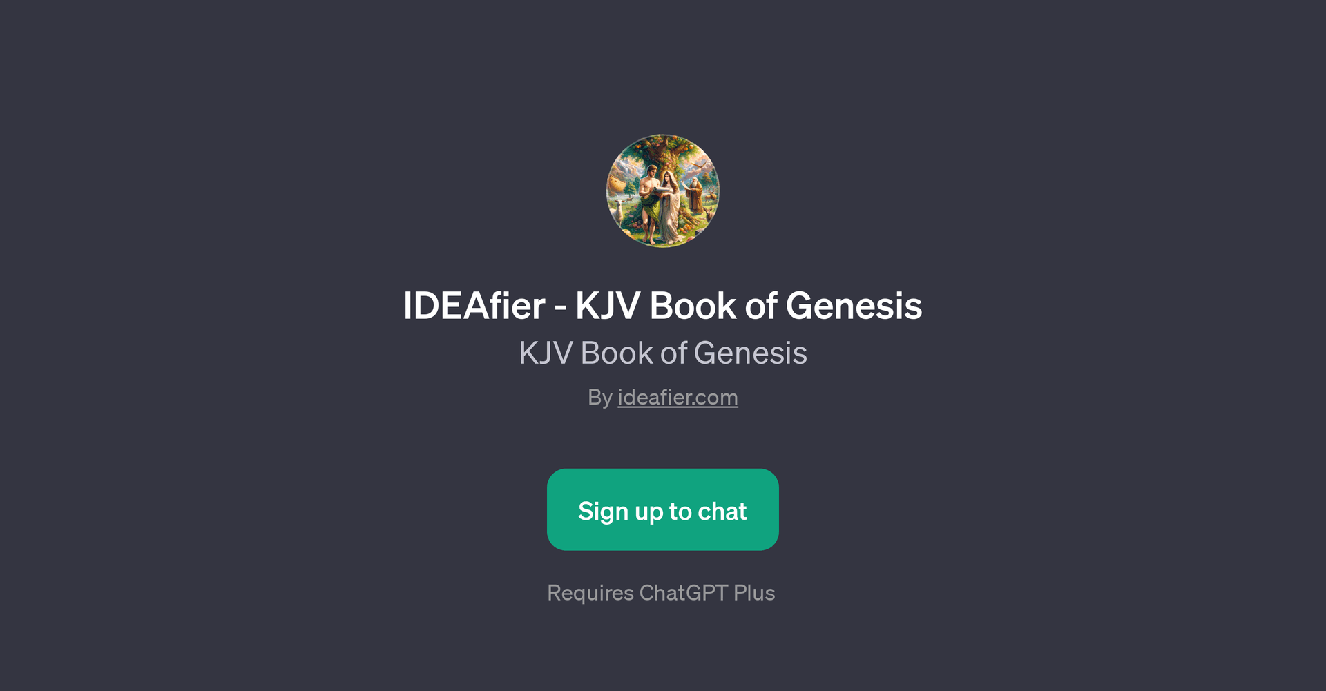 IDEAfier - KJV Book of Genesis