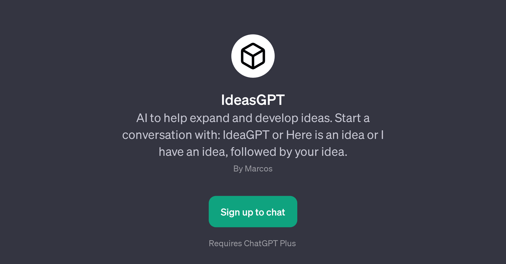 IdeasGPT