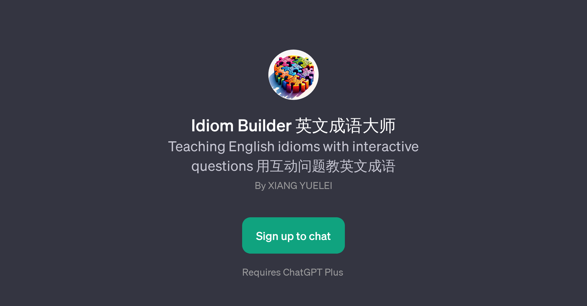 Idiom Builder