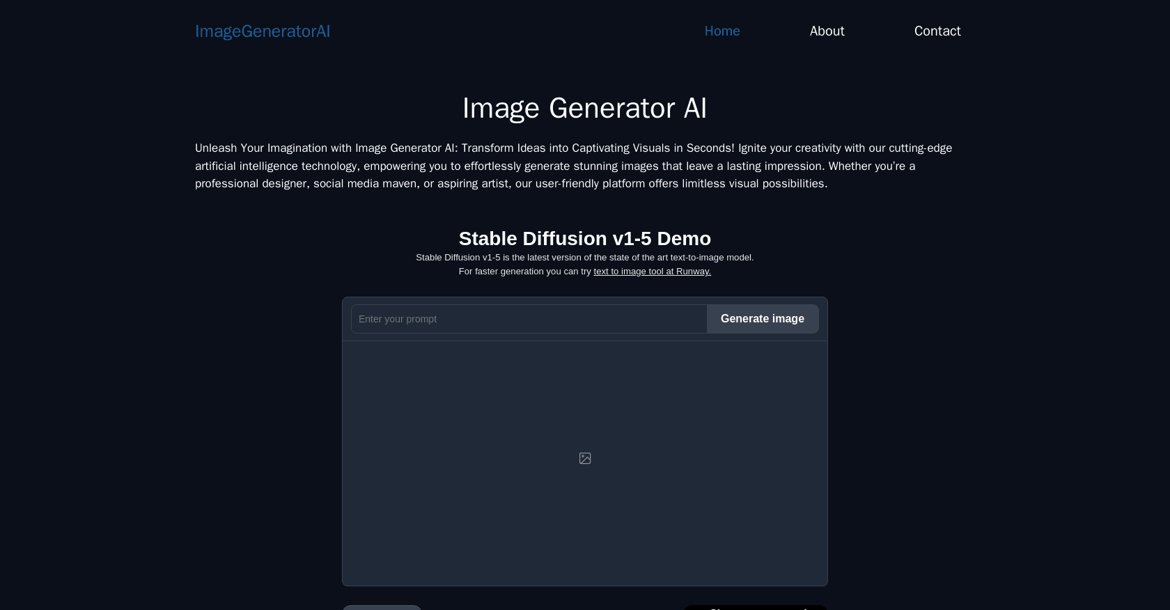 Image Generator AI