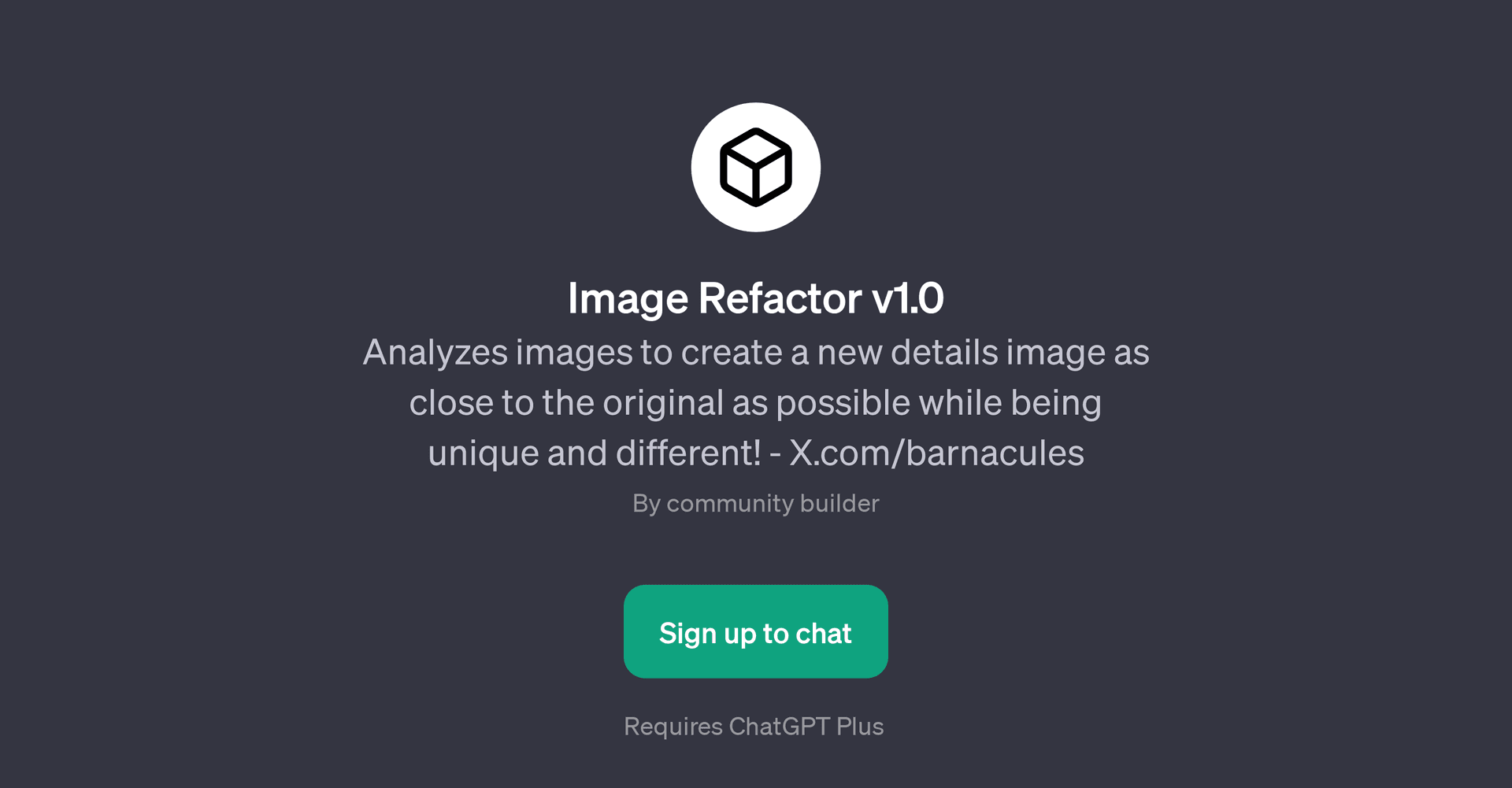 Image Refactor v1.0