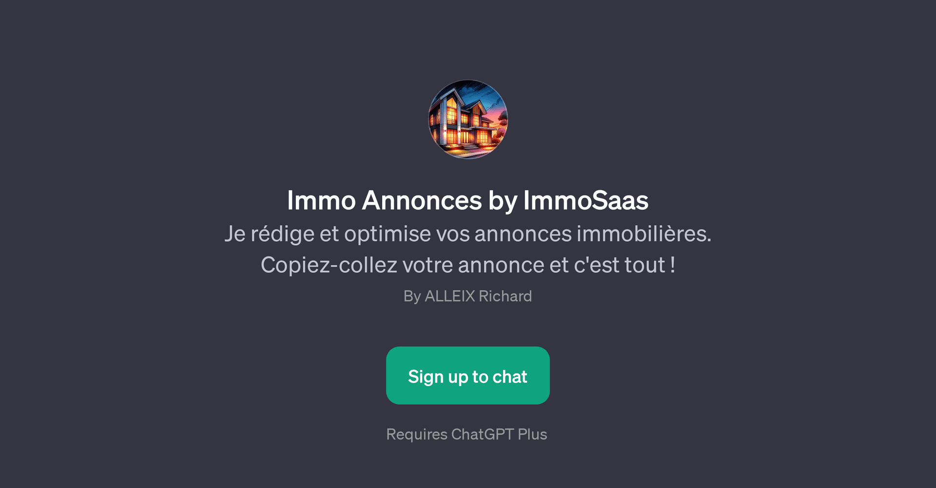 Immo Annonces by ImmoSaas