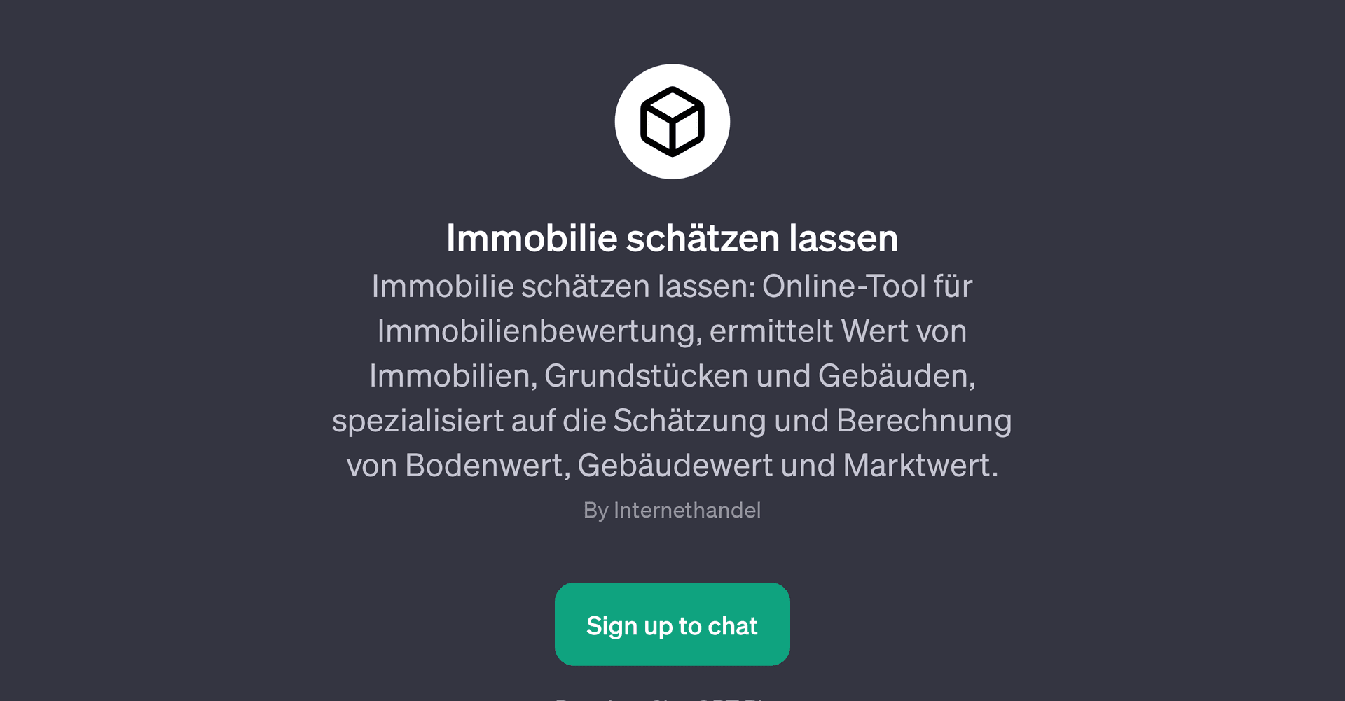 Immobilie schtzen lassen