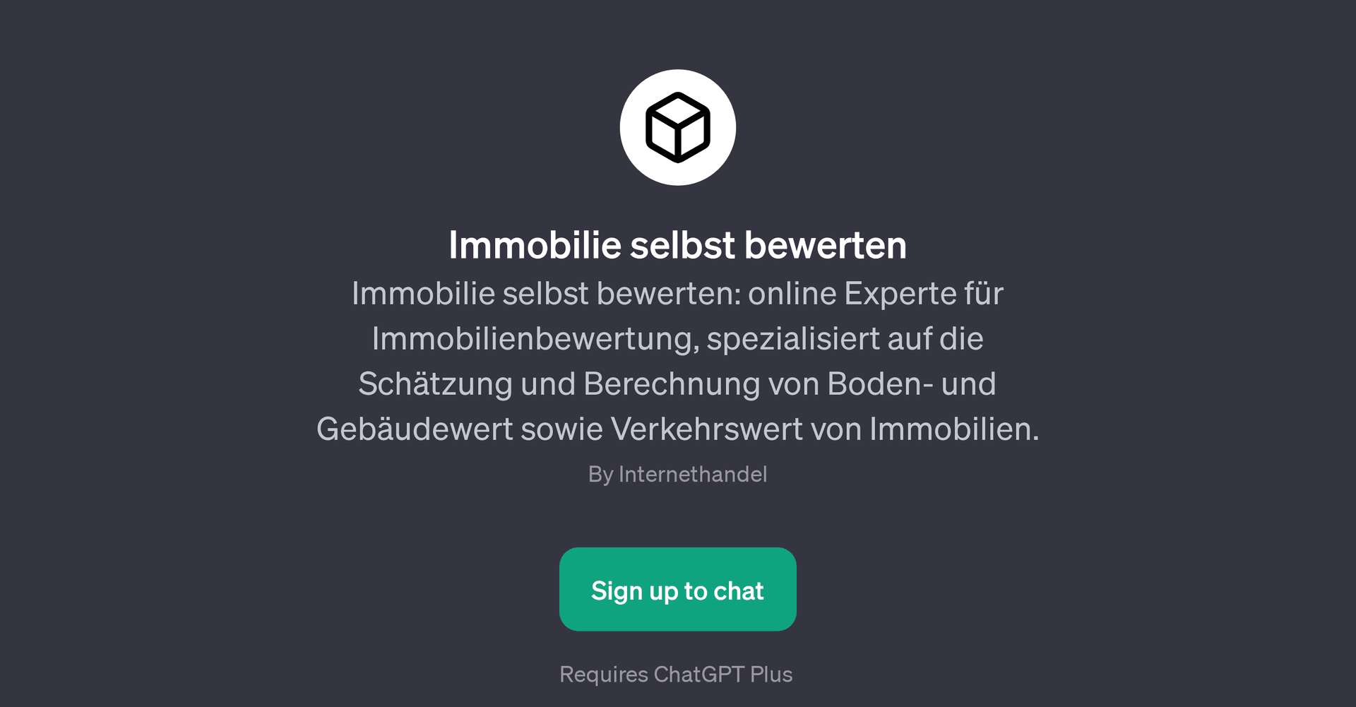 Immobilie selbst bewerten