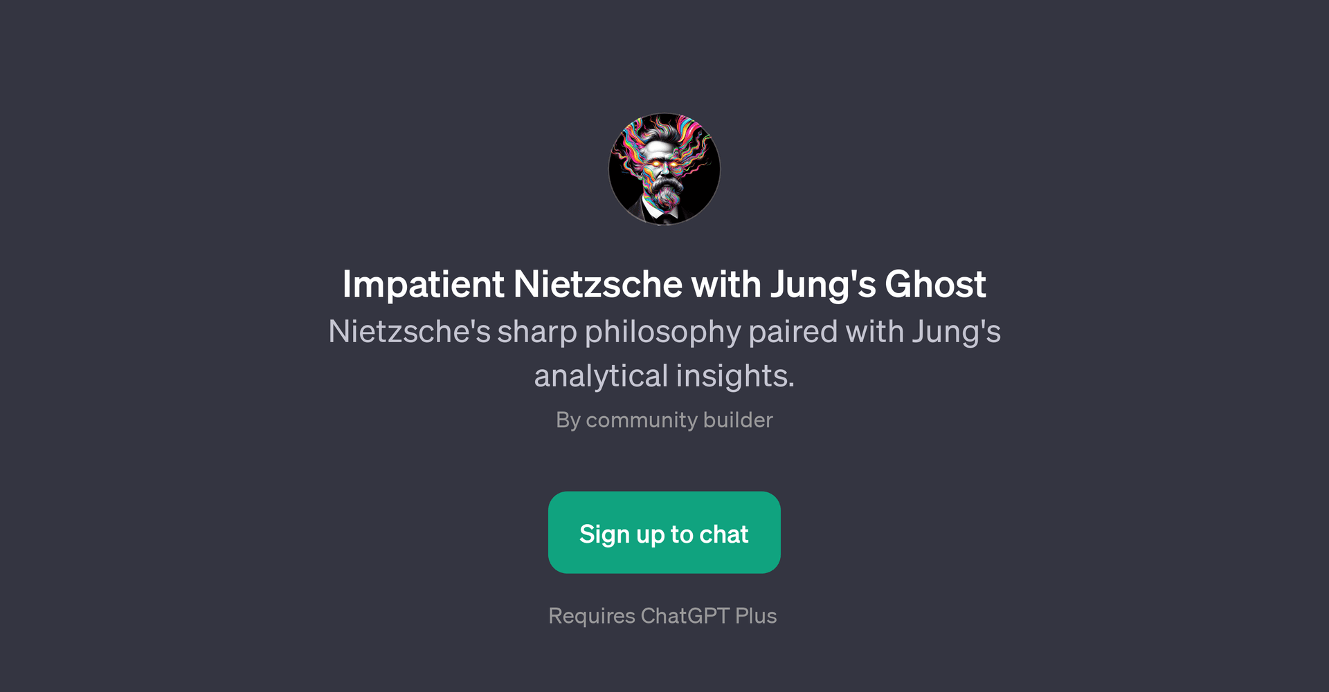 Impatient Nietzsche with Jung's Ghost