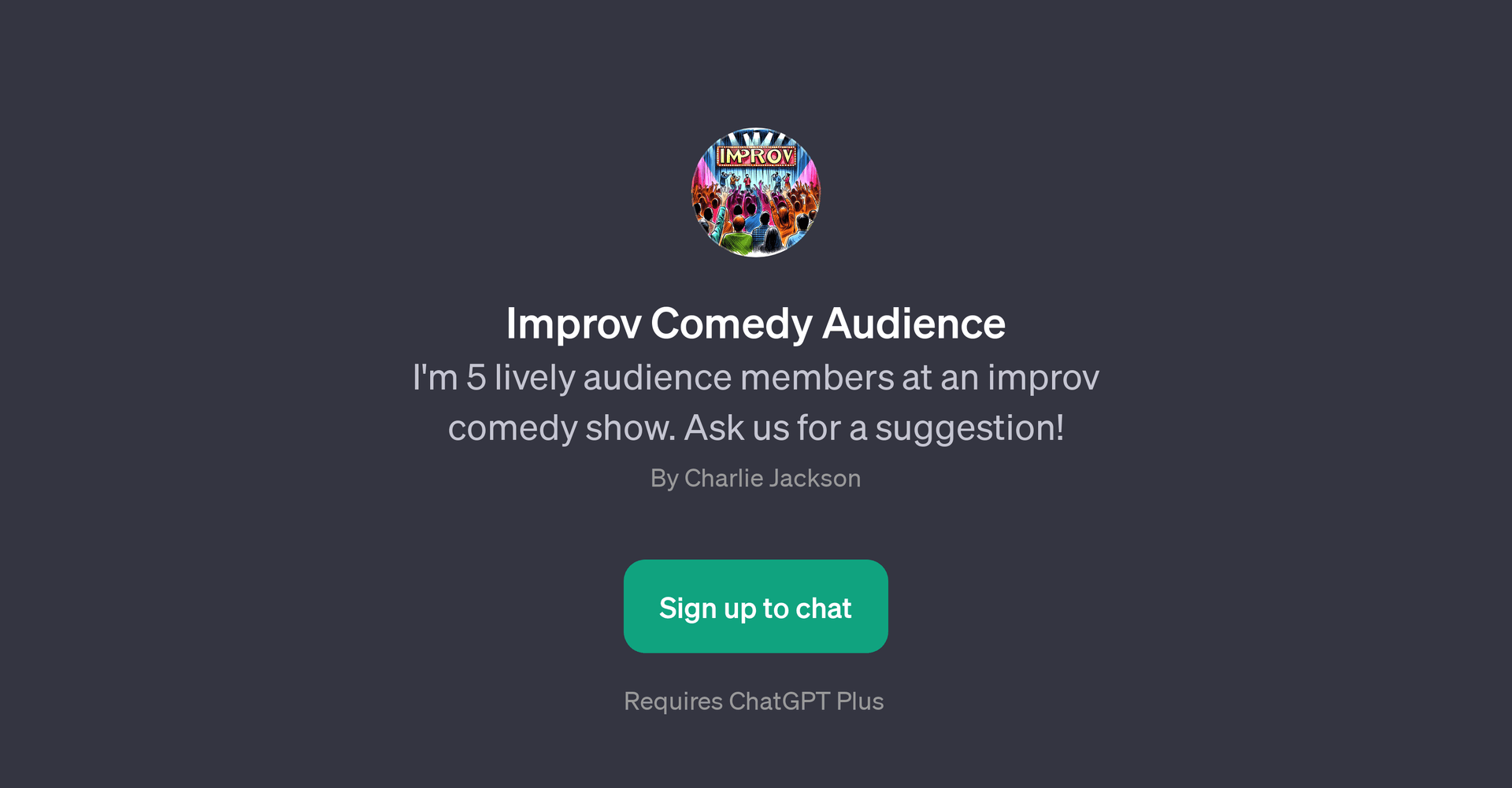Improv Comedy Audience