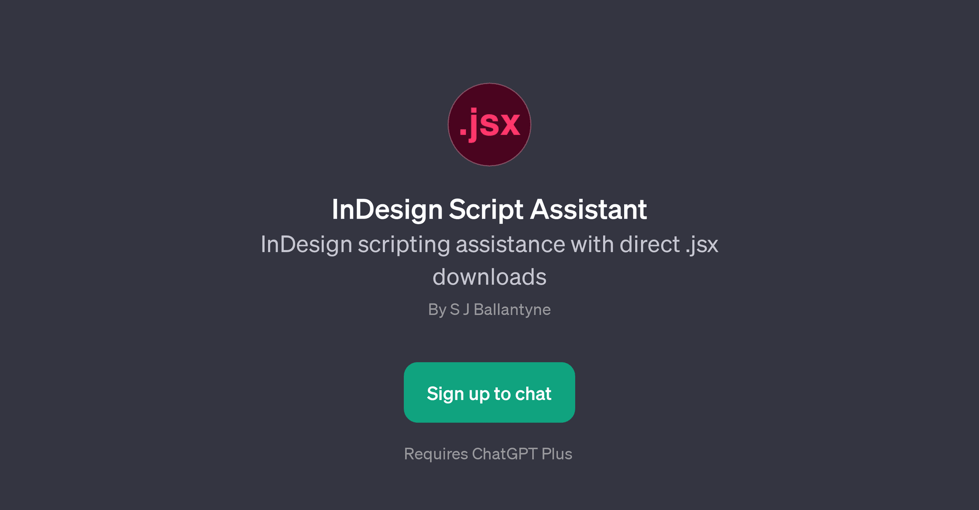 InDesign Script Assistant