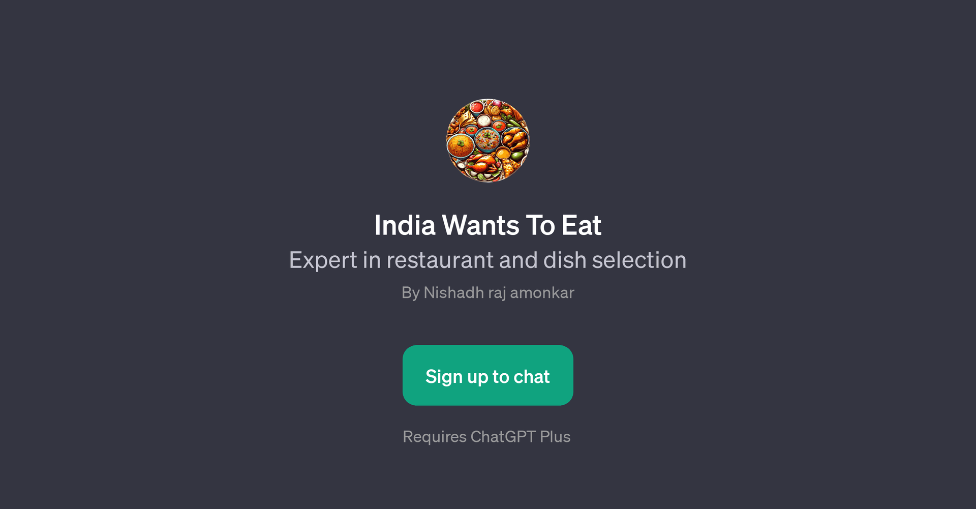 India Wants To Eat