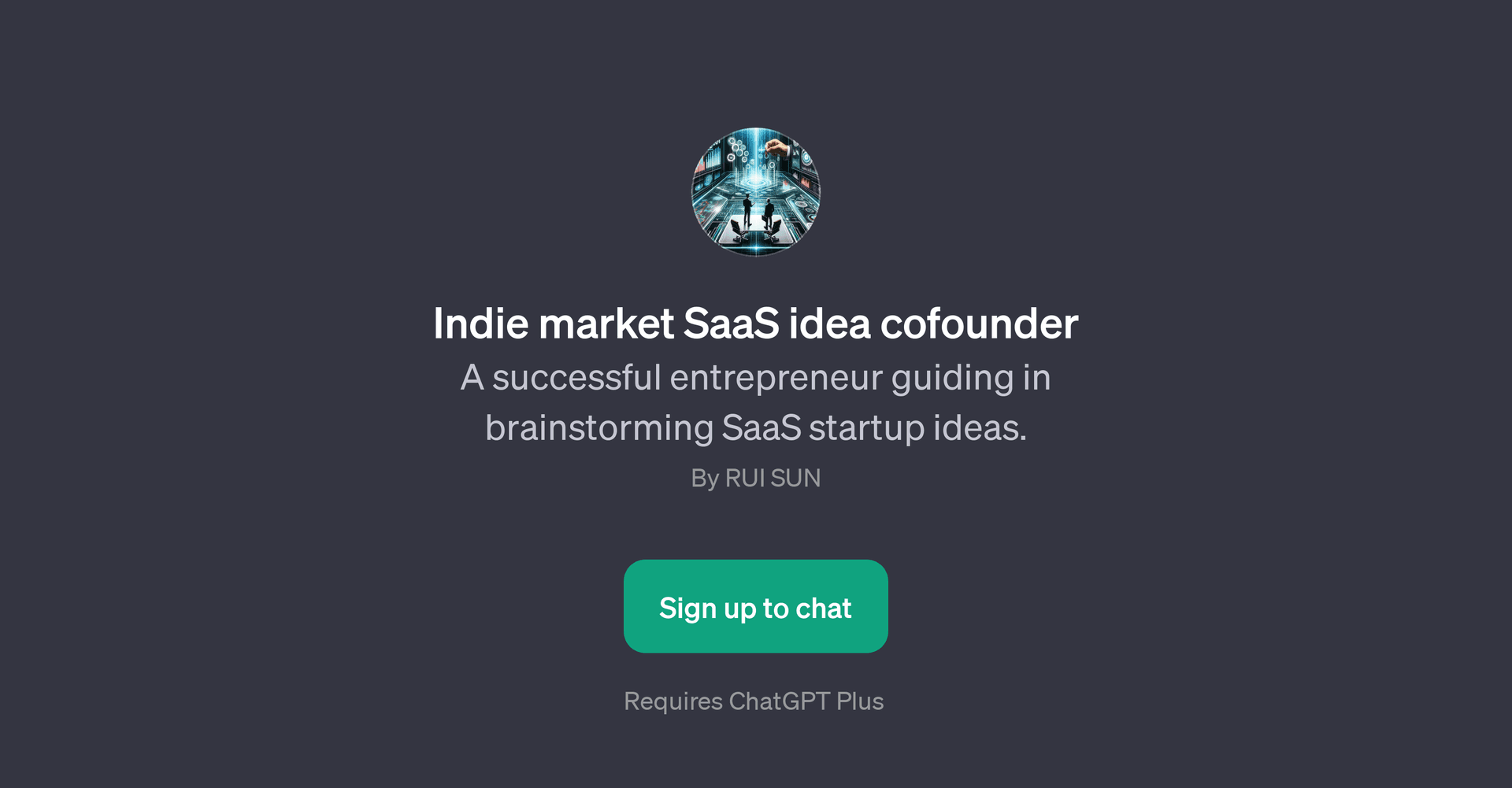 Indie market SaaS idea cofounder