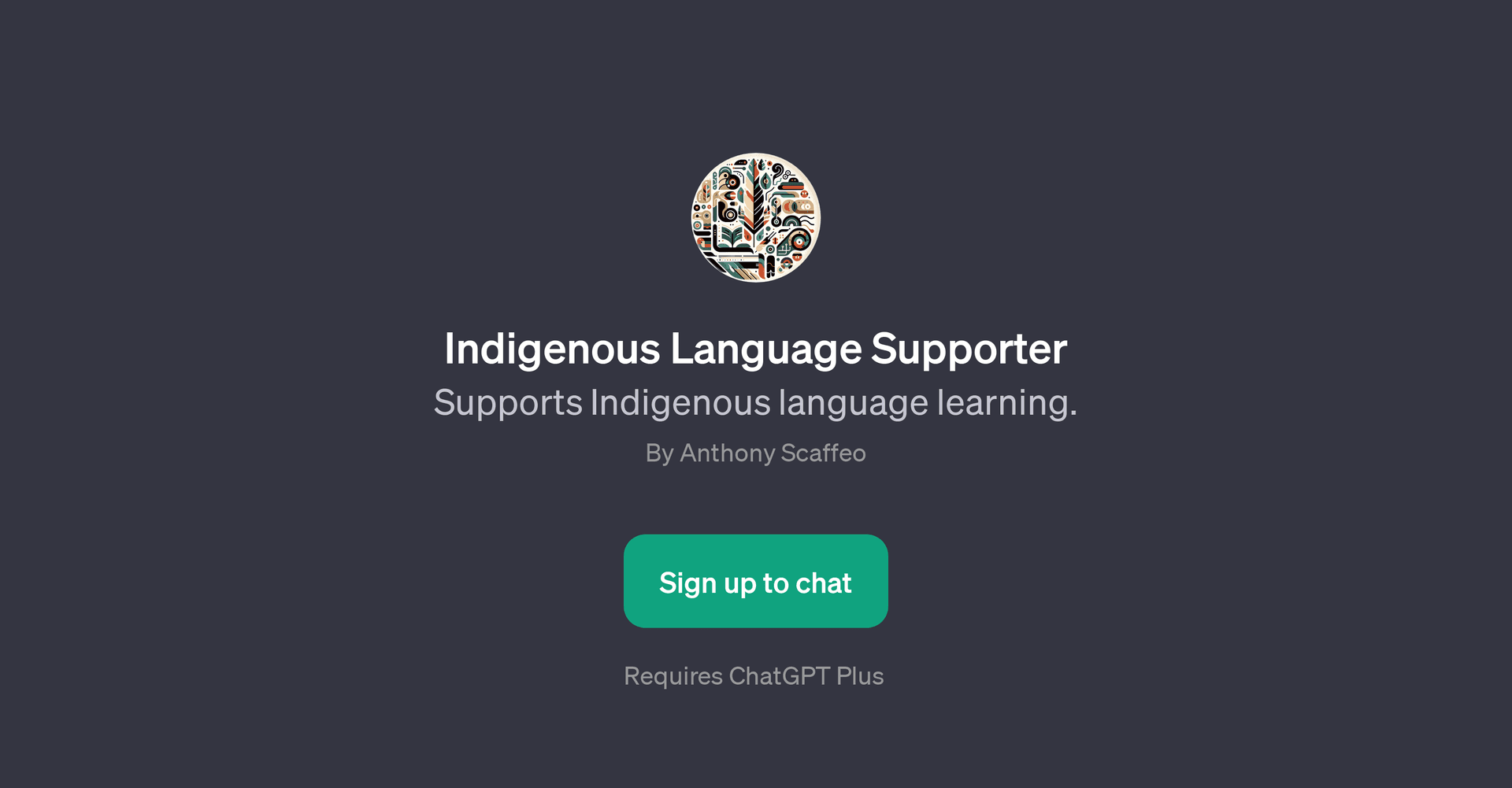 Indigenous Language Supporter