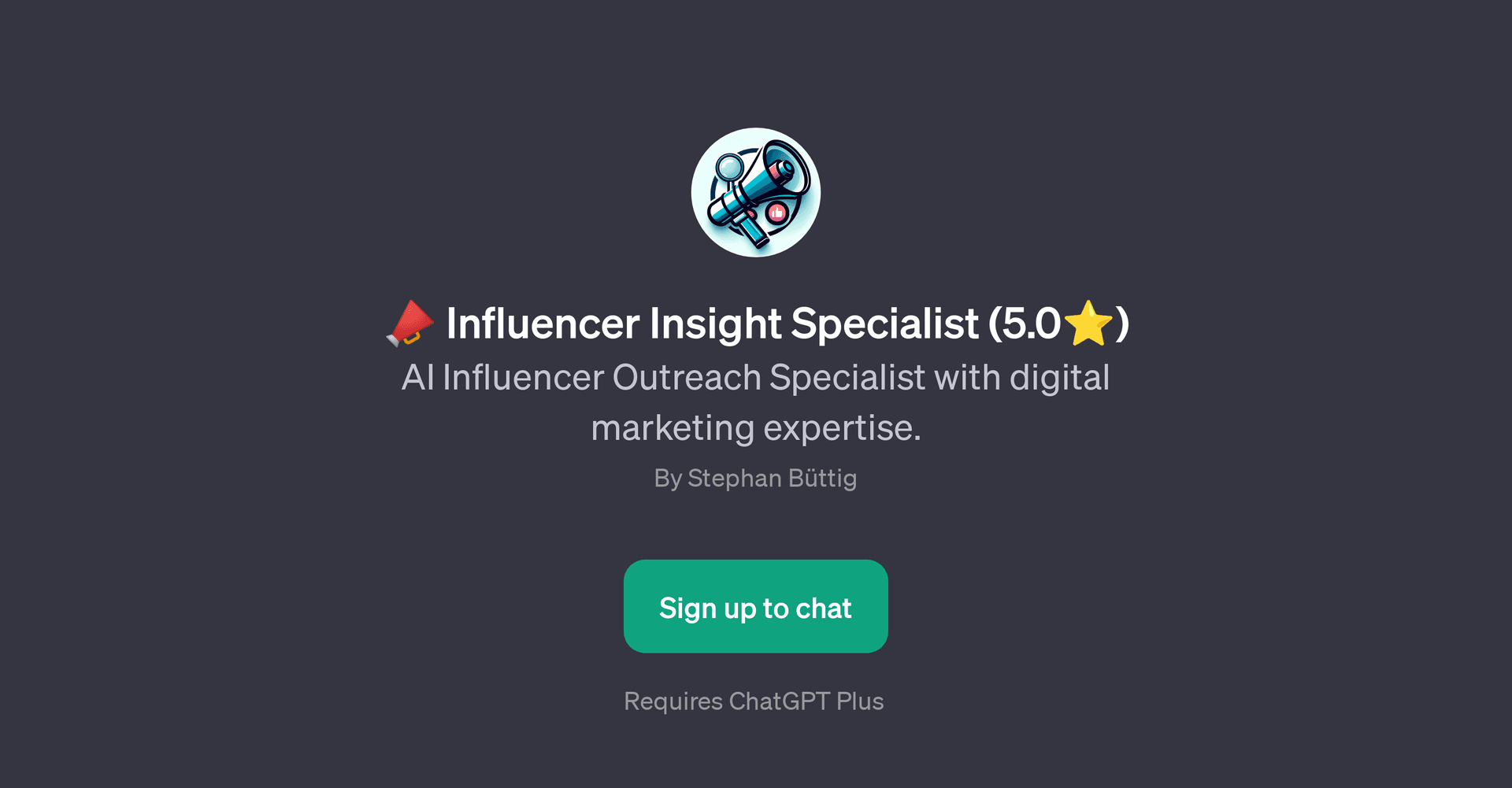 Influencer Insight Specialist