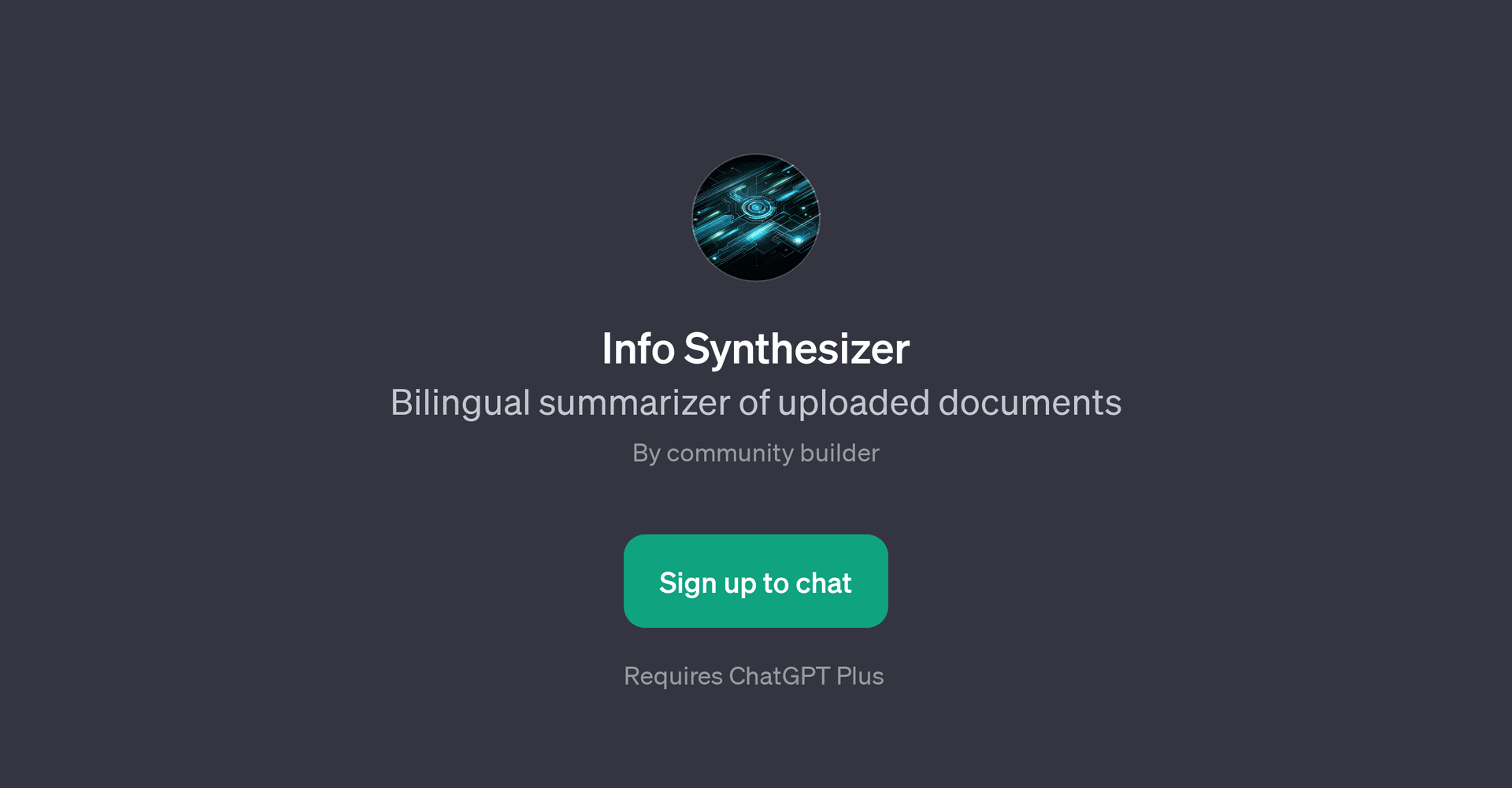 Info Synthesizer
