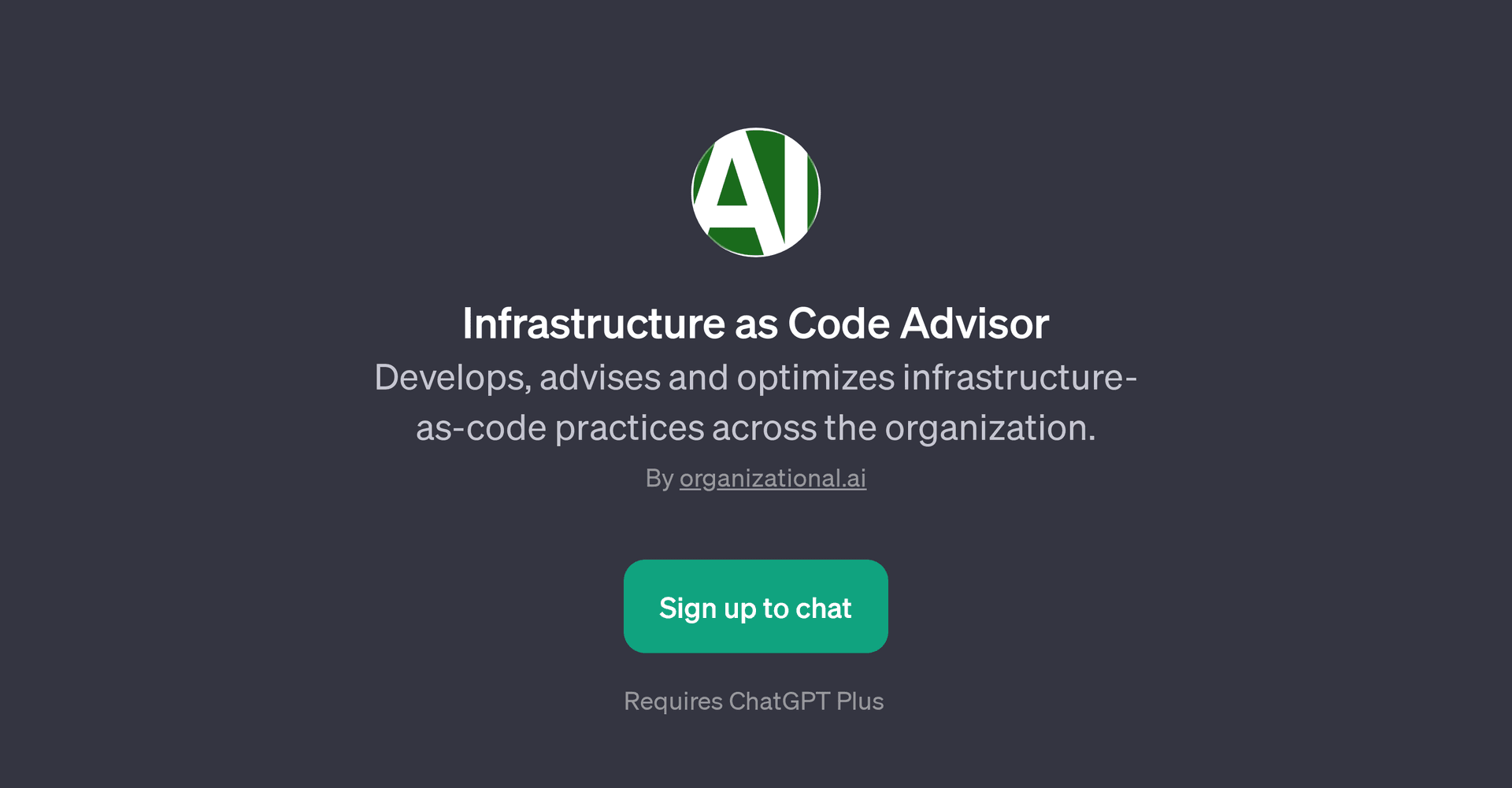 Infrastructure as Code Advisor