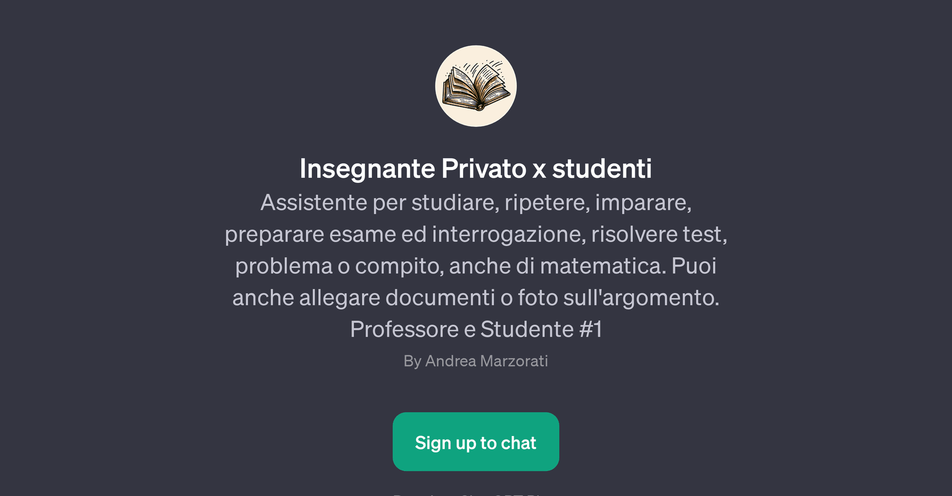 Insegnante Privato x studenti