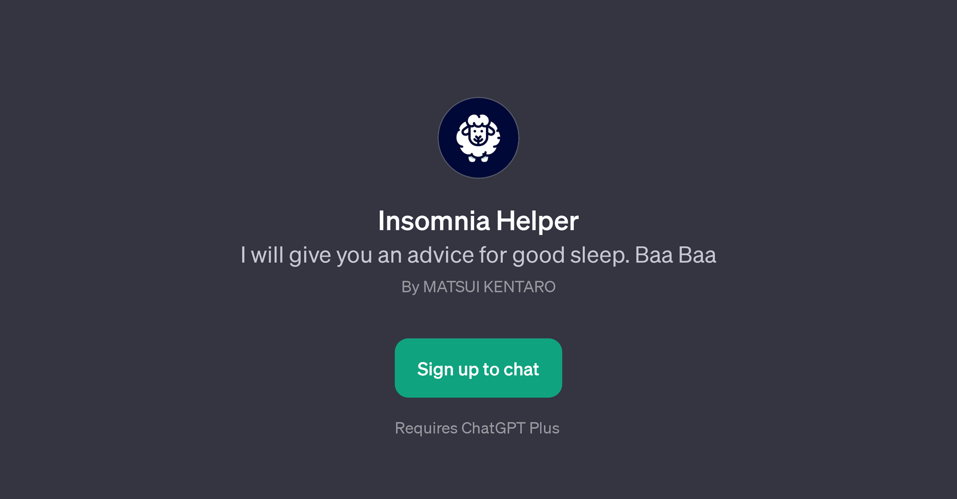 Insomnia Helper