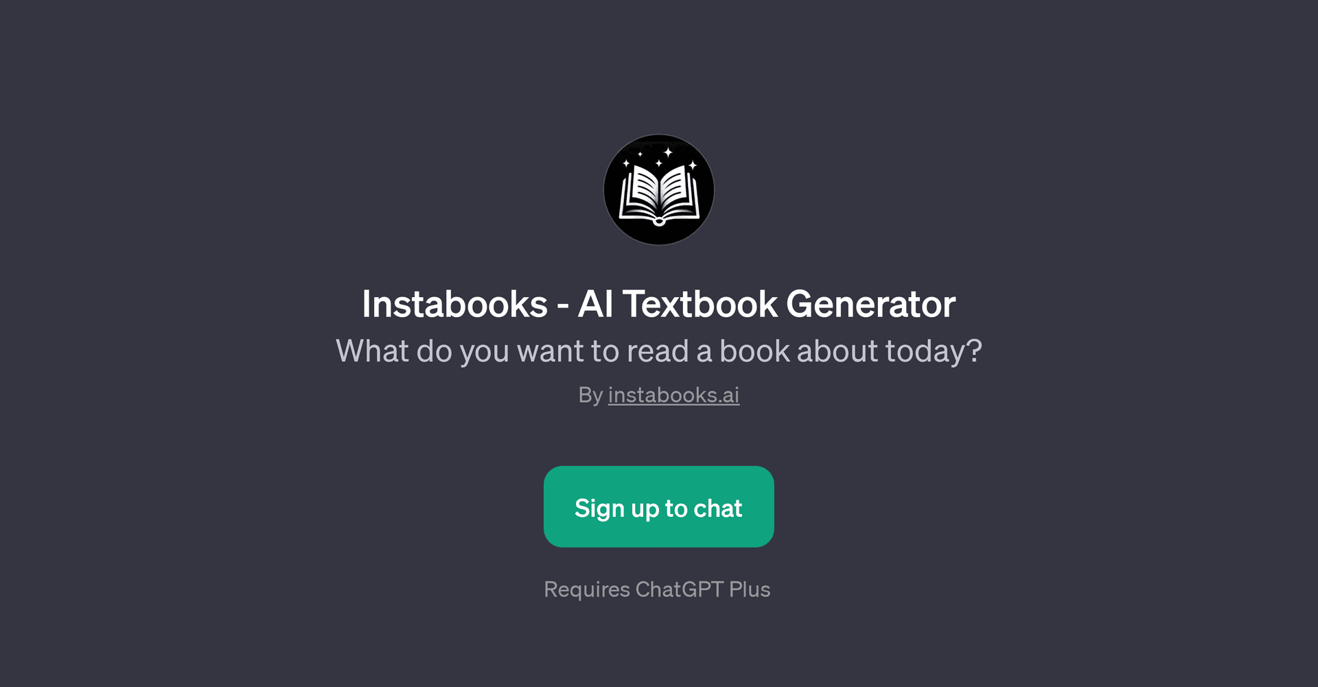 Instabooks - AI Textbook Generator