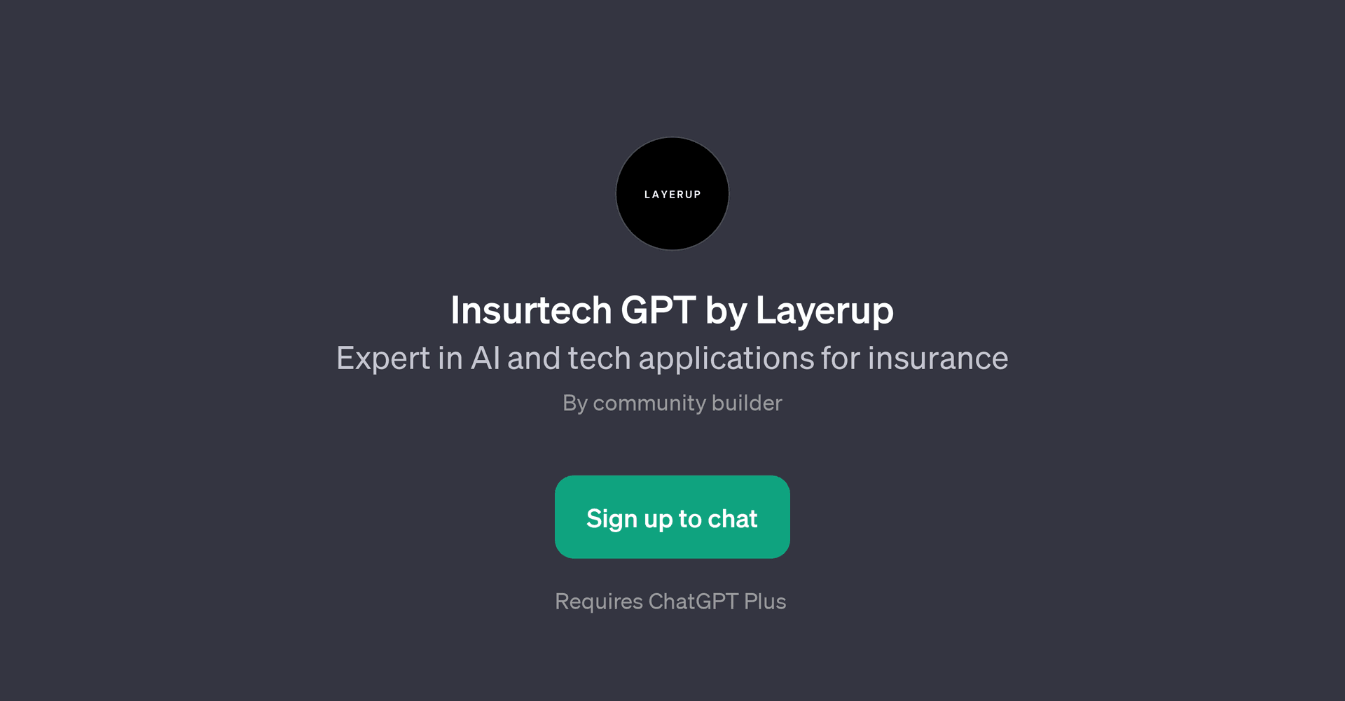 Insurtech GPT by Layerup