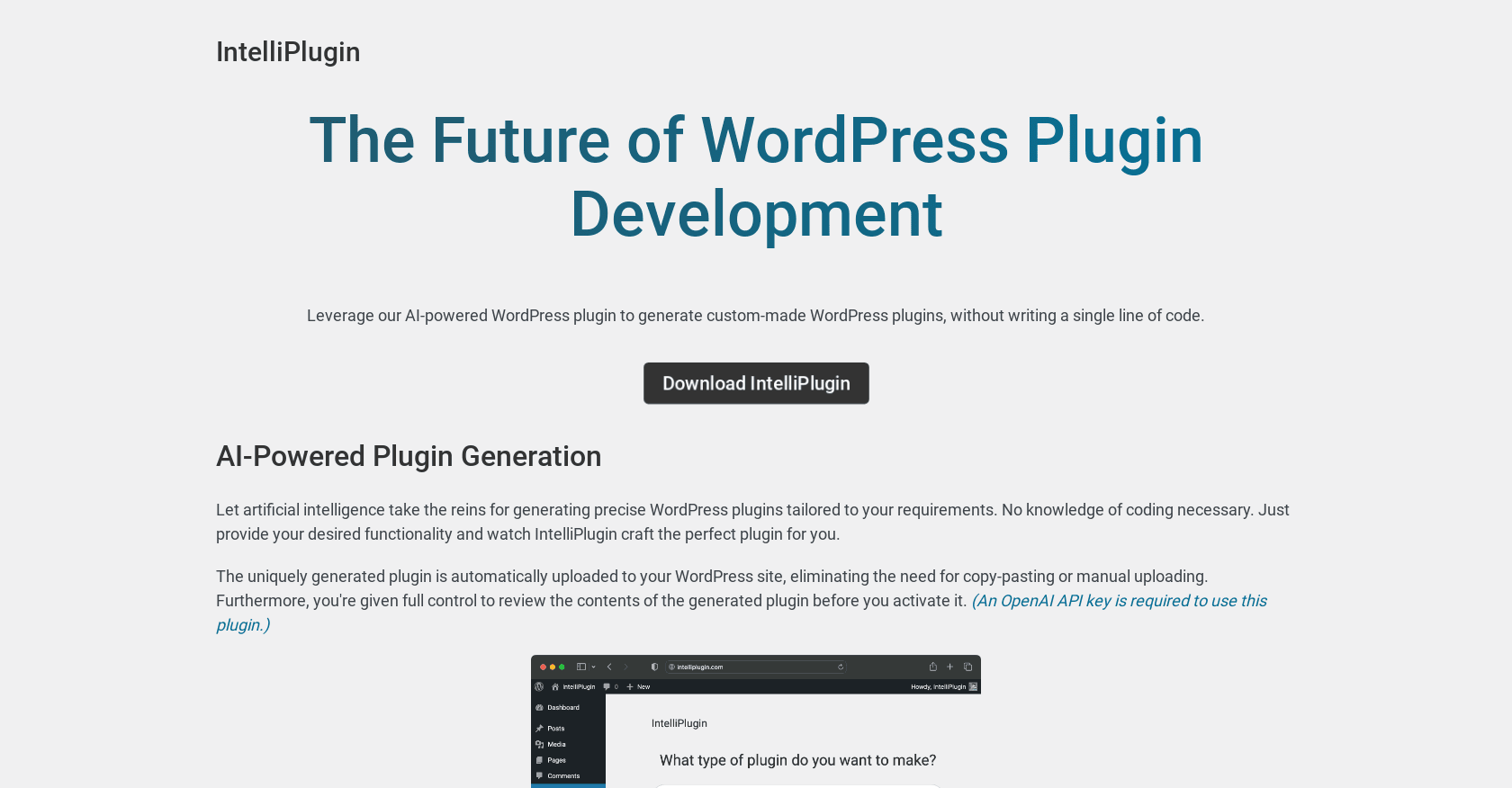 IntelliPlugin