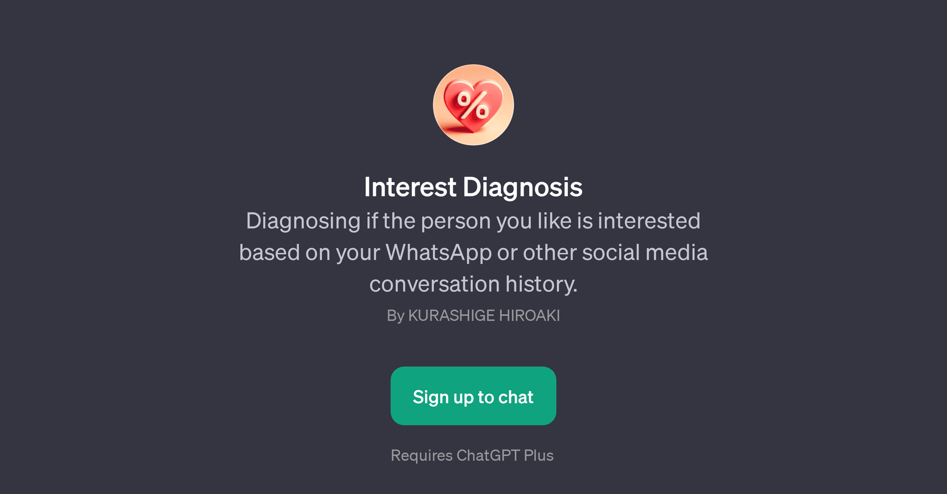 Interest Diagnosis