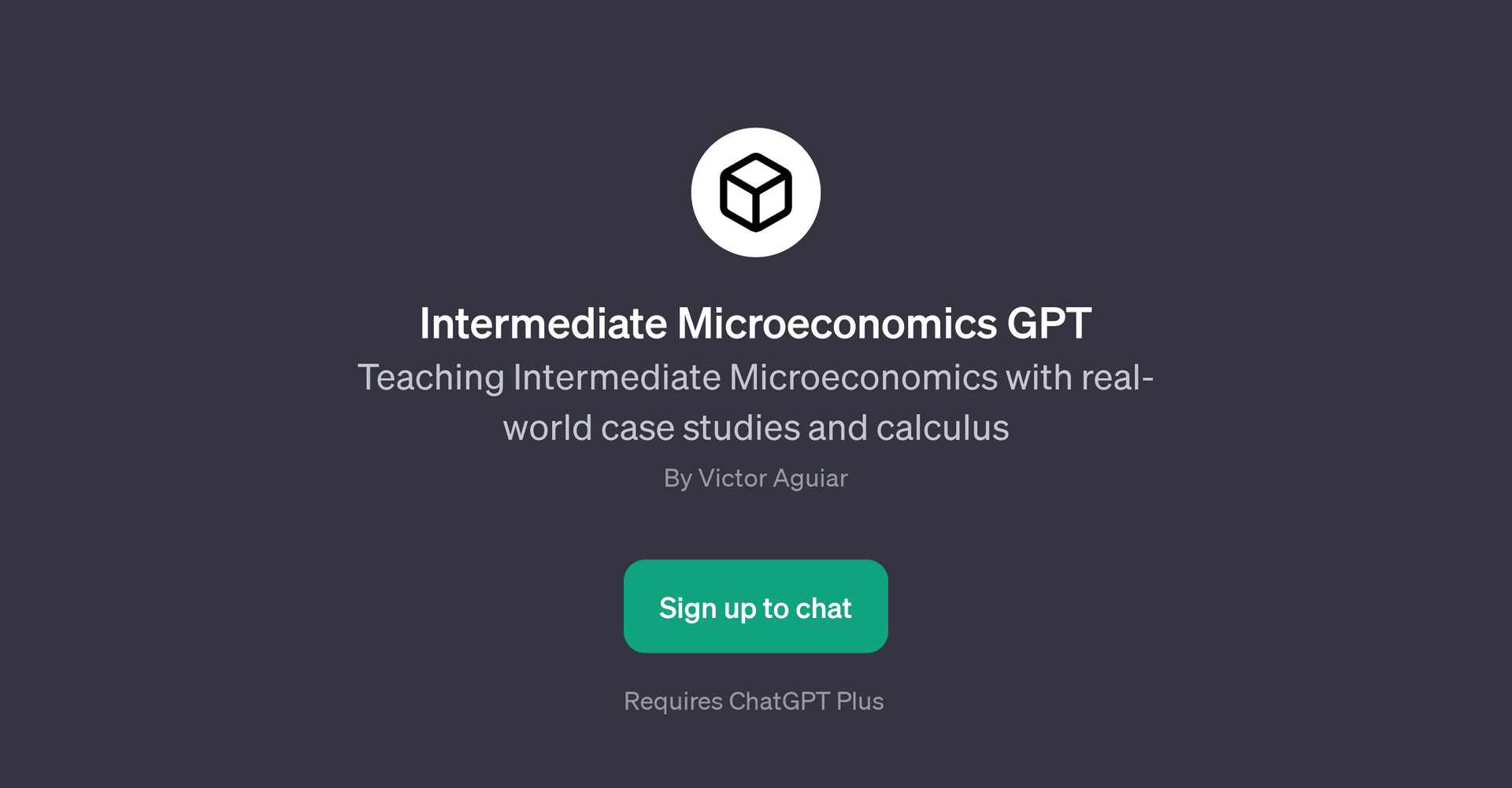 Intermediate Microeconomics GPT