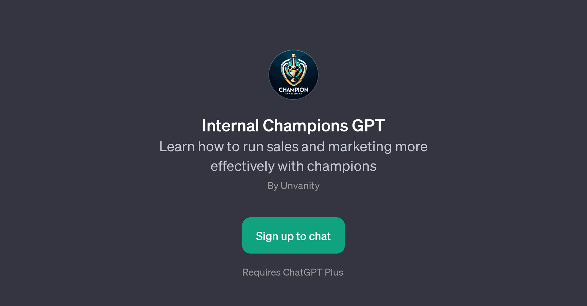 Internal Champions GPT