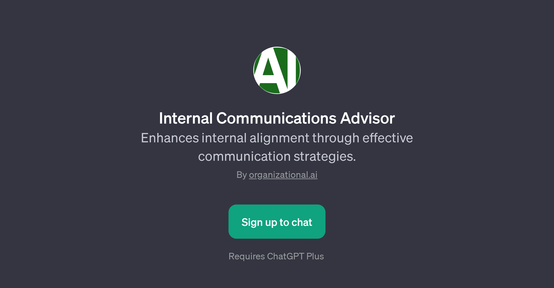 Internal Communications Advisor