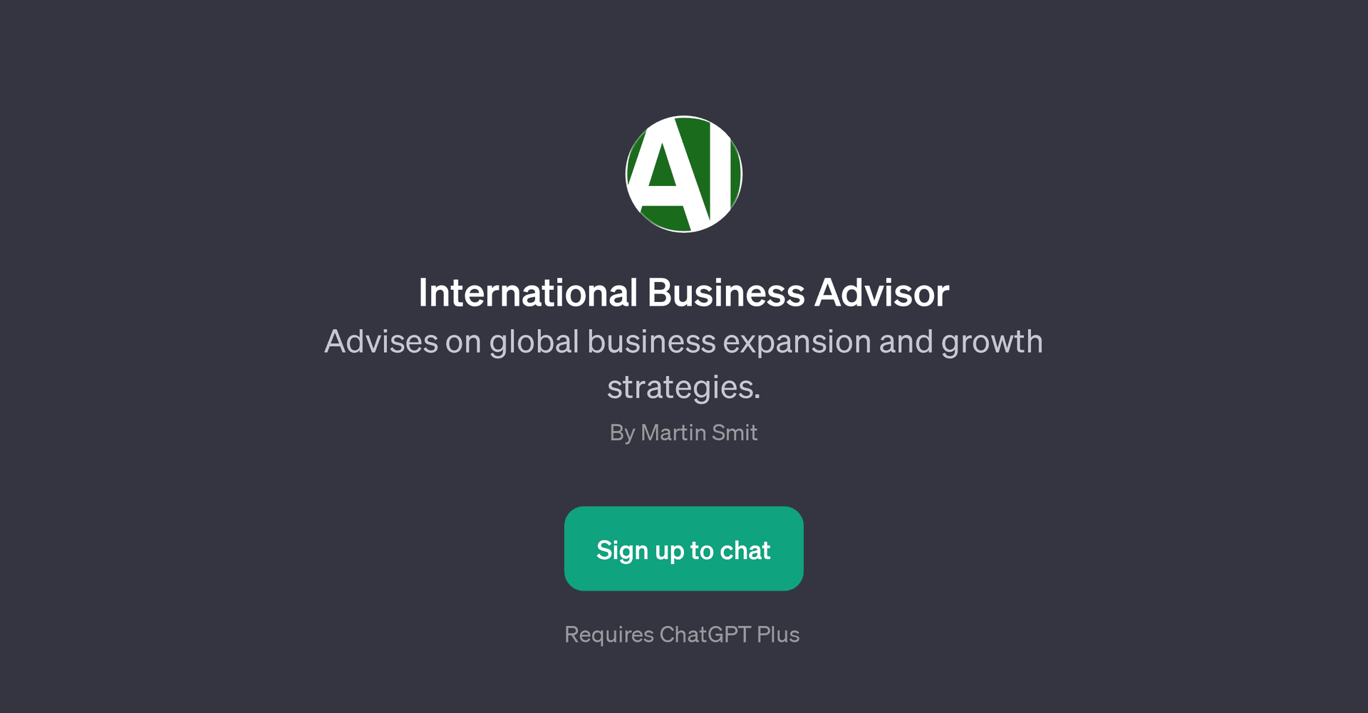International Business Advisor