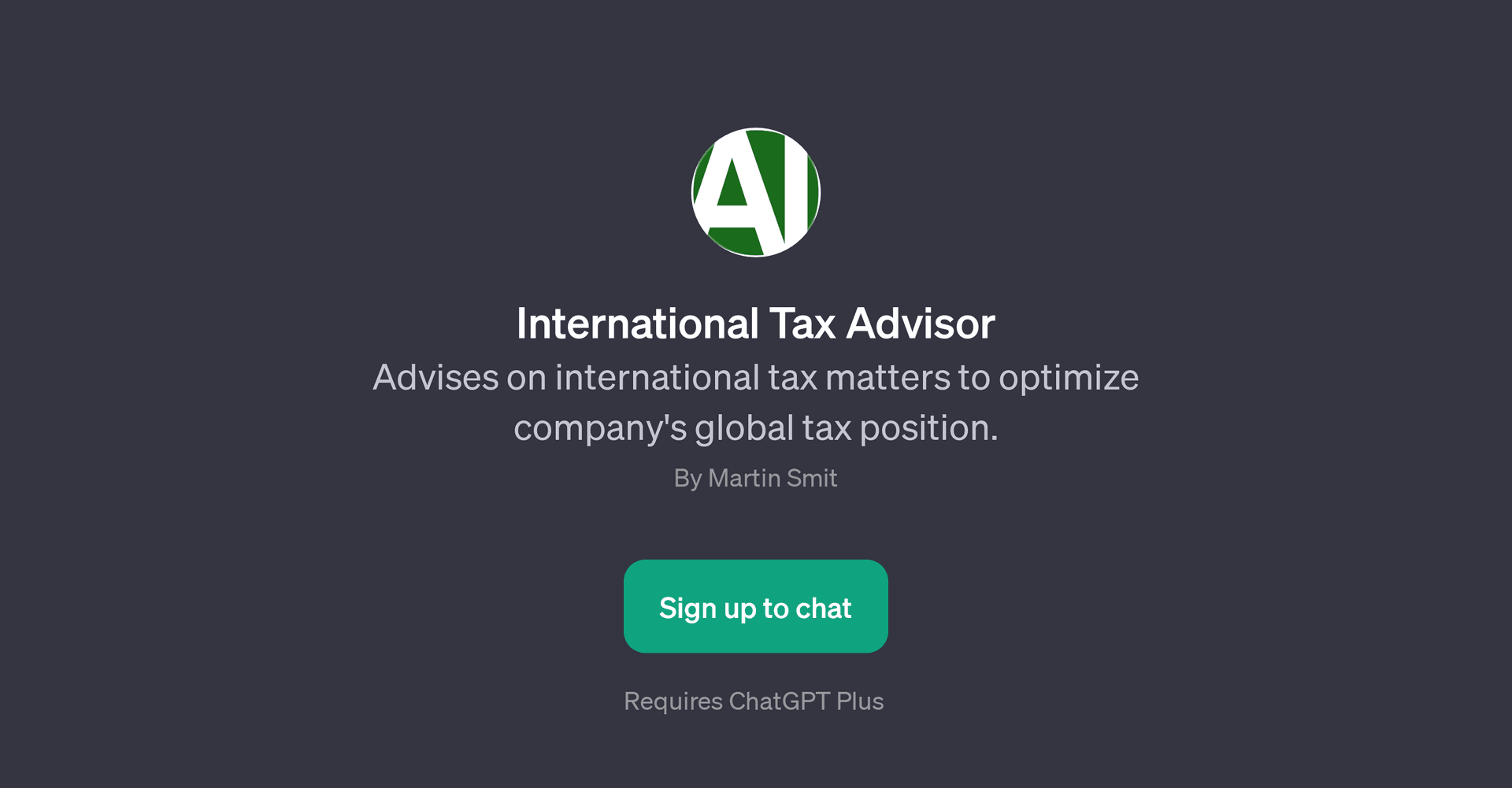 International Tax Advisor