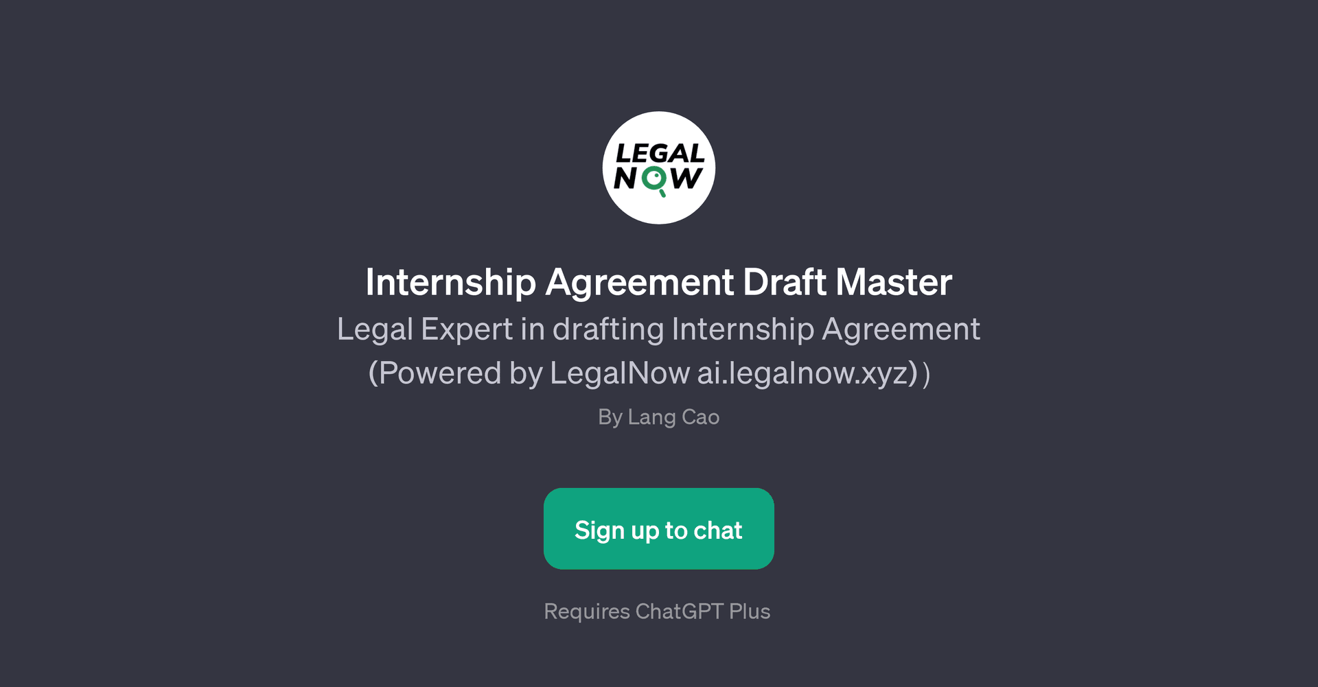 Internship Agreement Draft Master