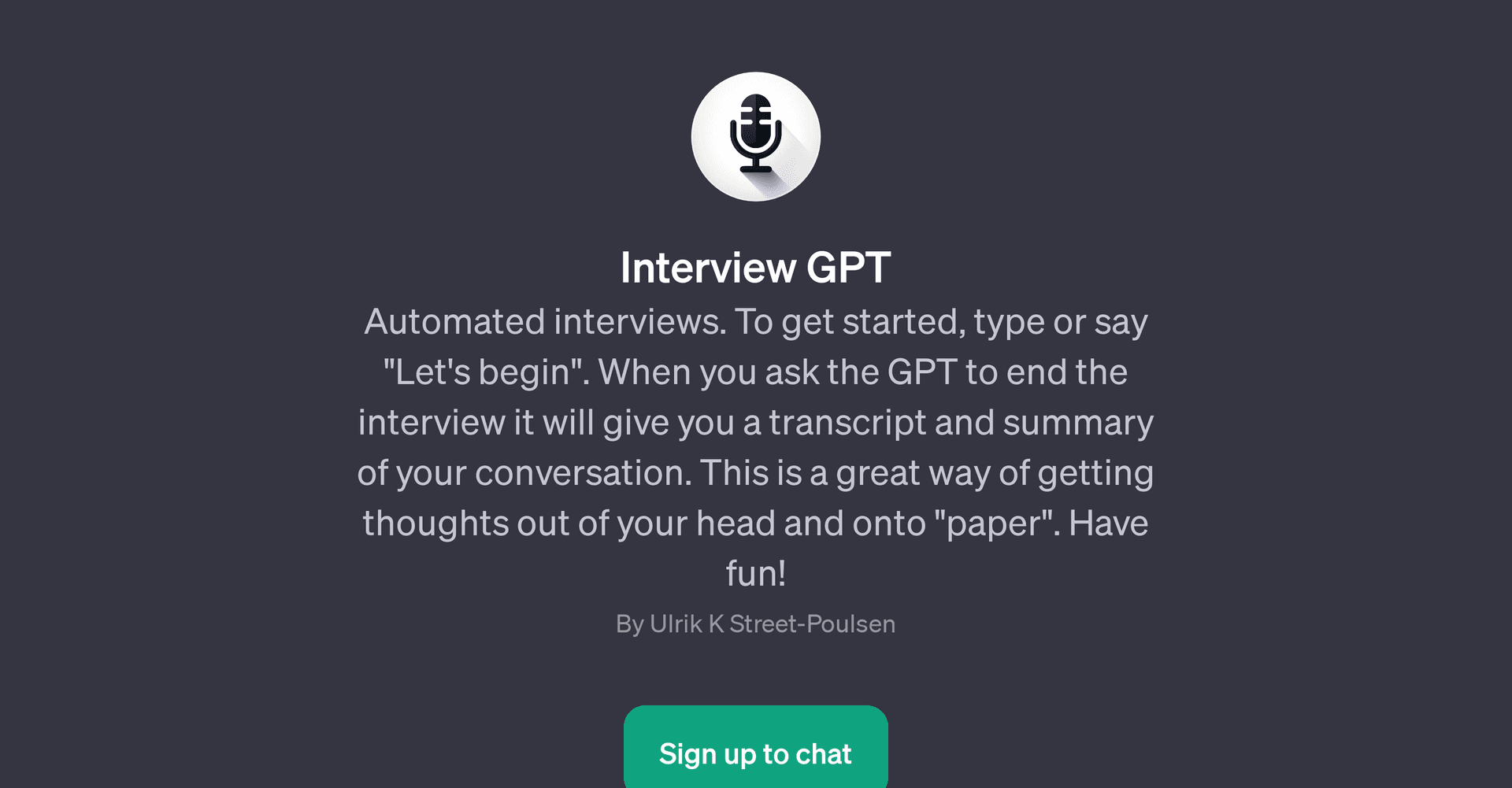 Interview GPT