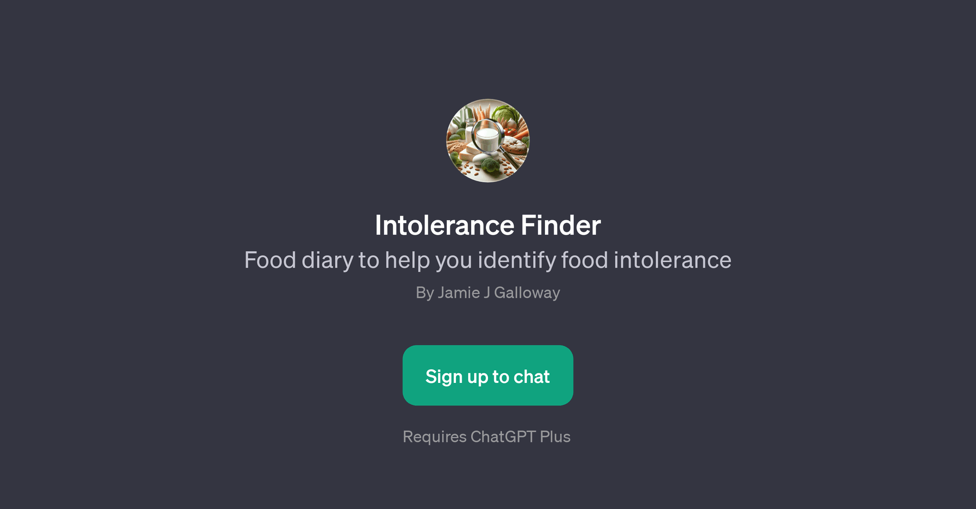 Intolerance Finder