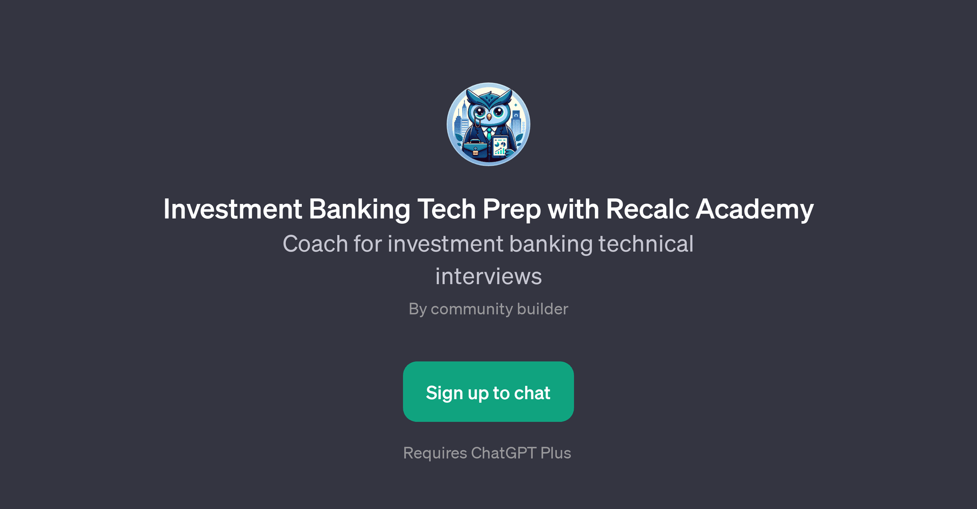 Investment Banking Tech Prep with Recalc Academy
