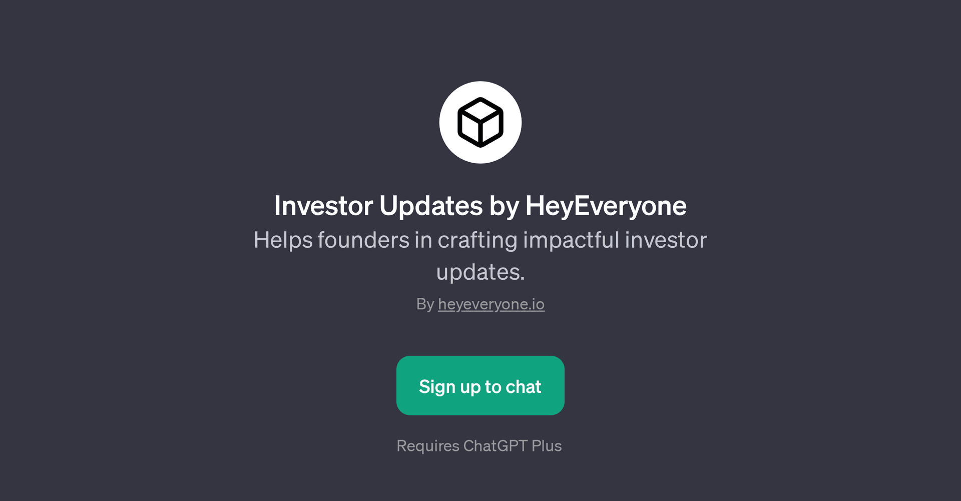 Investor Updates by HeyEveryone